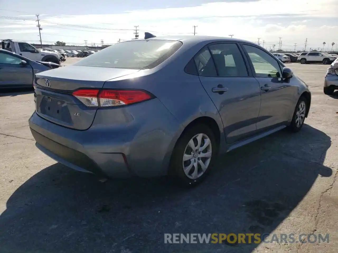 4 Photograph of a damaged car JTDEPRAE5LJ051704 TOYOTA COROLLA 2020