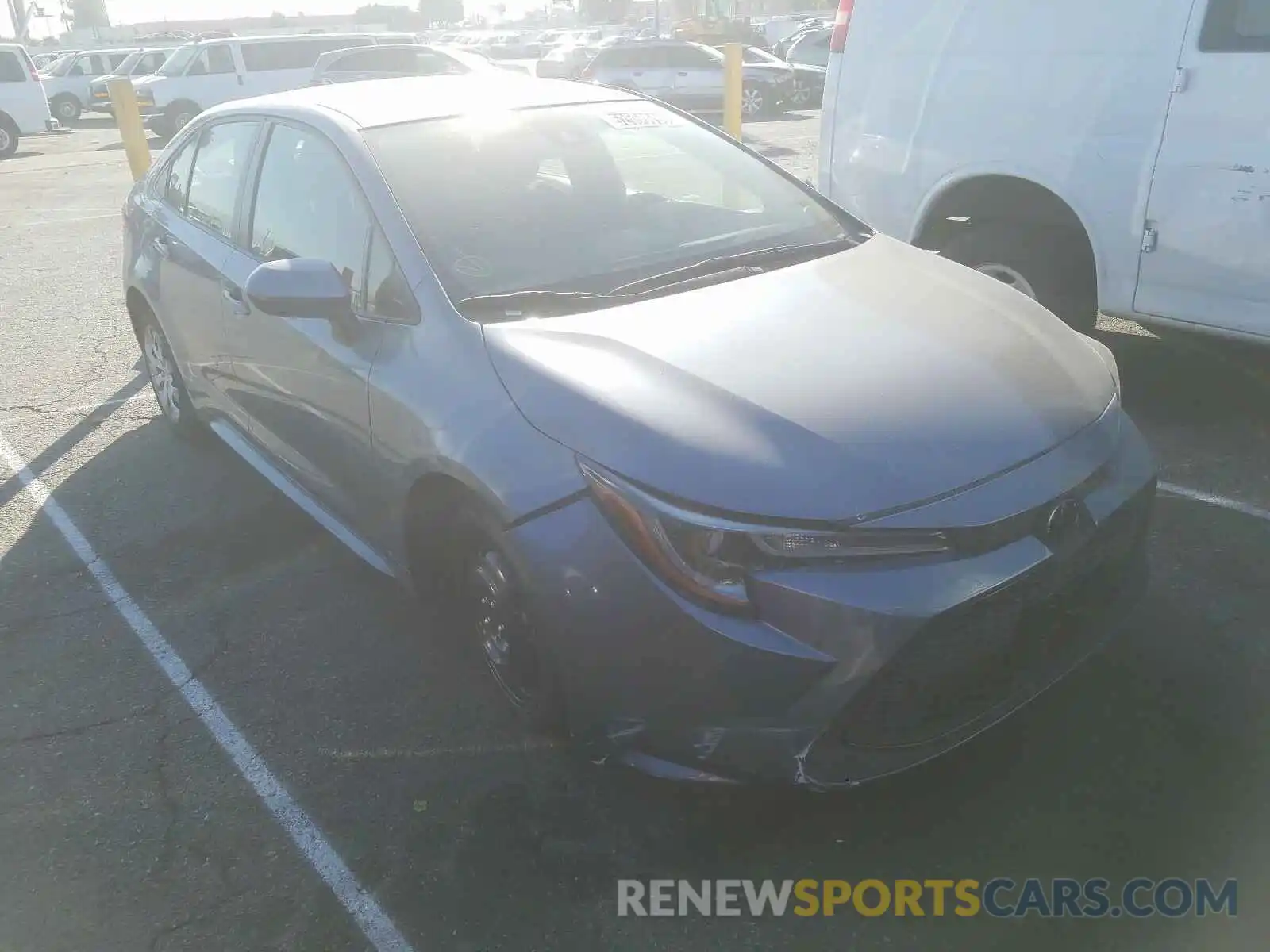 1 Photograph of a damaged car JTDEPRAE5LJ052044 TOYOTA COROLLA 2020