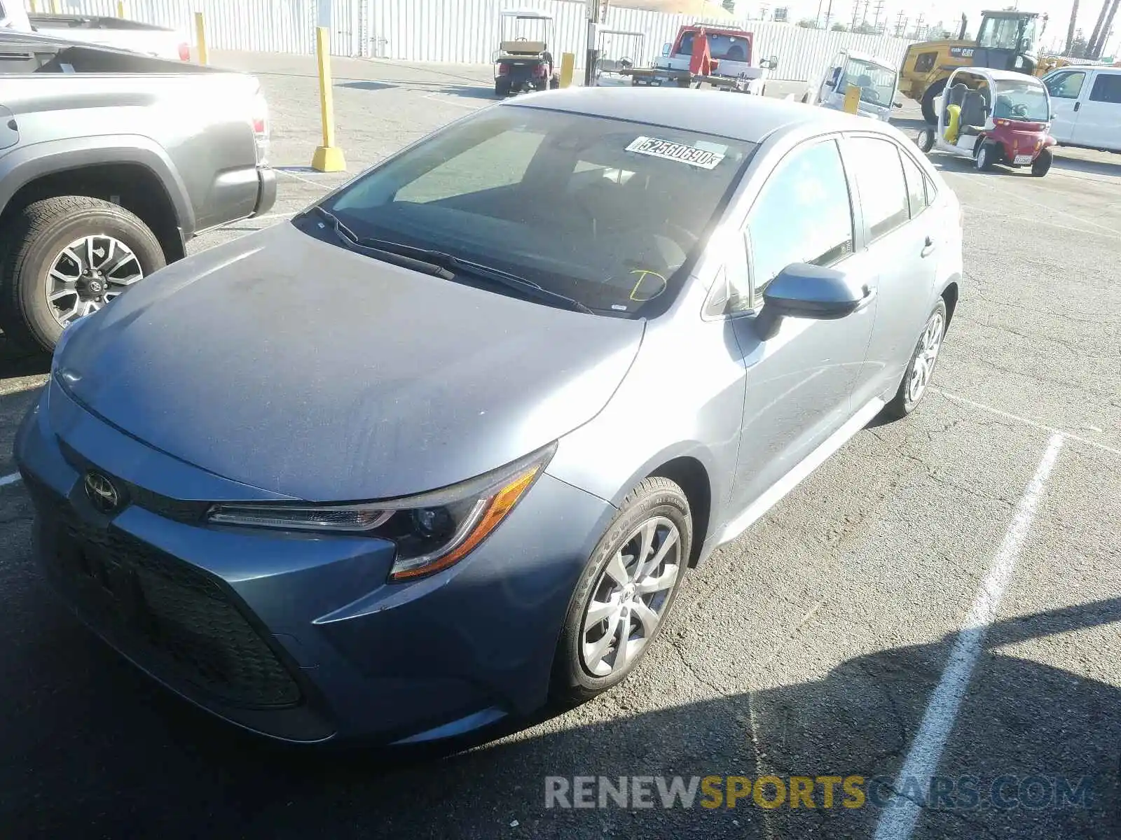 2 Photograph of a damaged car JTDEPRAE5LJ052044 TOYOTA COROLLA 2020