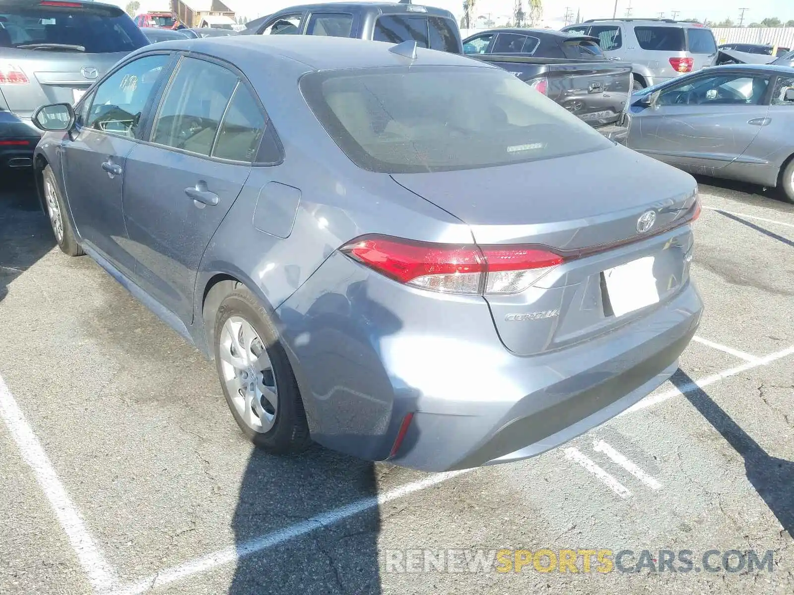 3 Photograph of a damaged car JTDEPRAE5LJ052044 TOYOTA COROLLA 2020