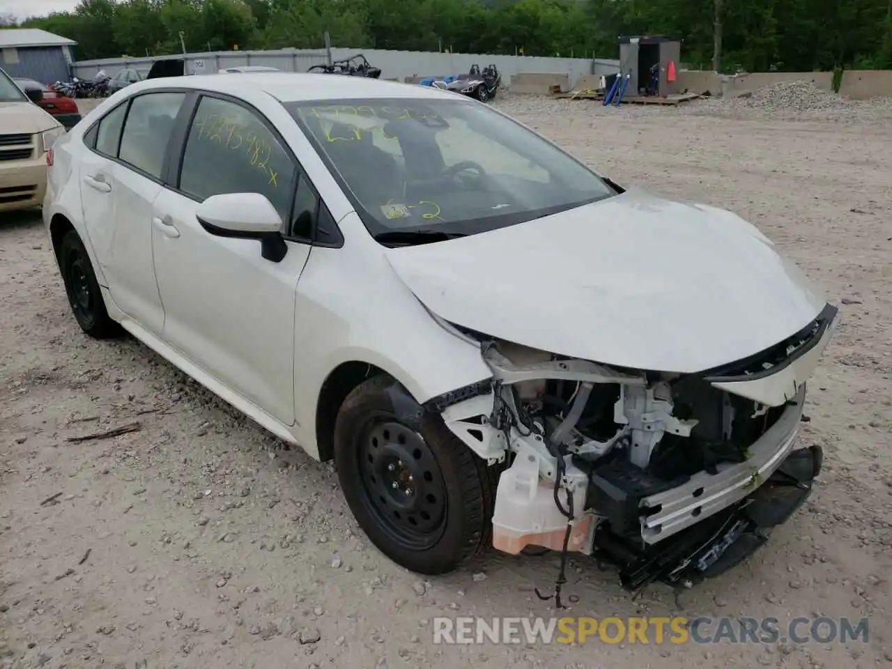 1 Photograph of a damaged car JTDEPRAE5LJ052545 TOYOTA COROLLA 2020