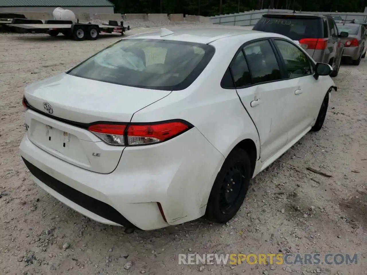 4 Photograph of a damaged car JTDEPRAE5LJ052545 TOYOTA COROLLA 2020