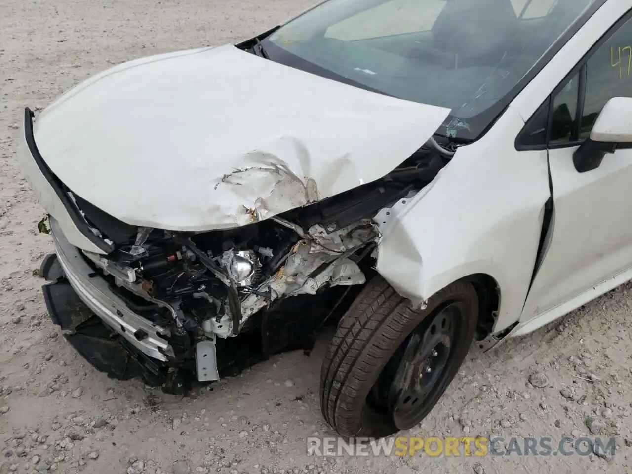 9 Photograph of a damaged car JTDEPRAE5LJ052545 TOYOTA COROLLA 2020