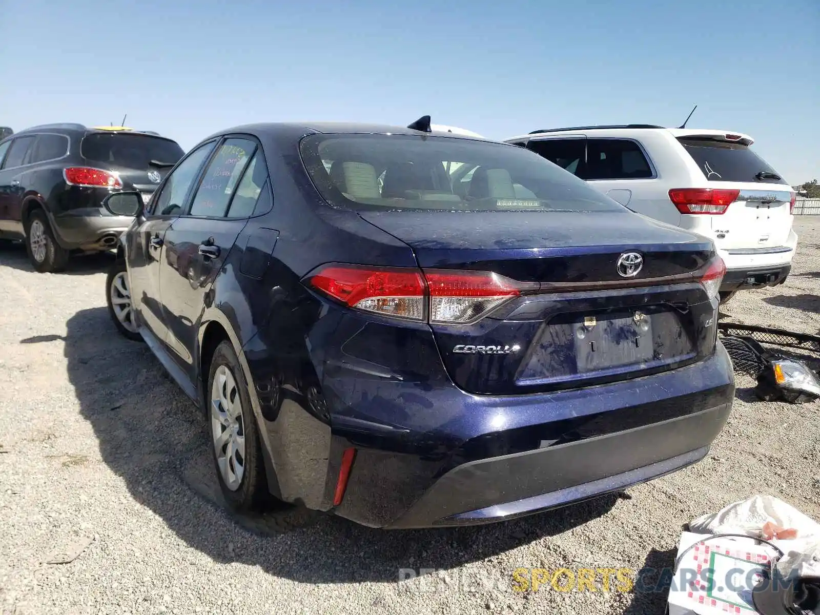 3 Photograph of a damaged car JTDEPRAE5LJ052674 TOYOTA COROLLA 2020