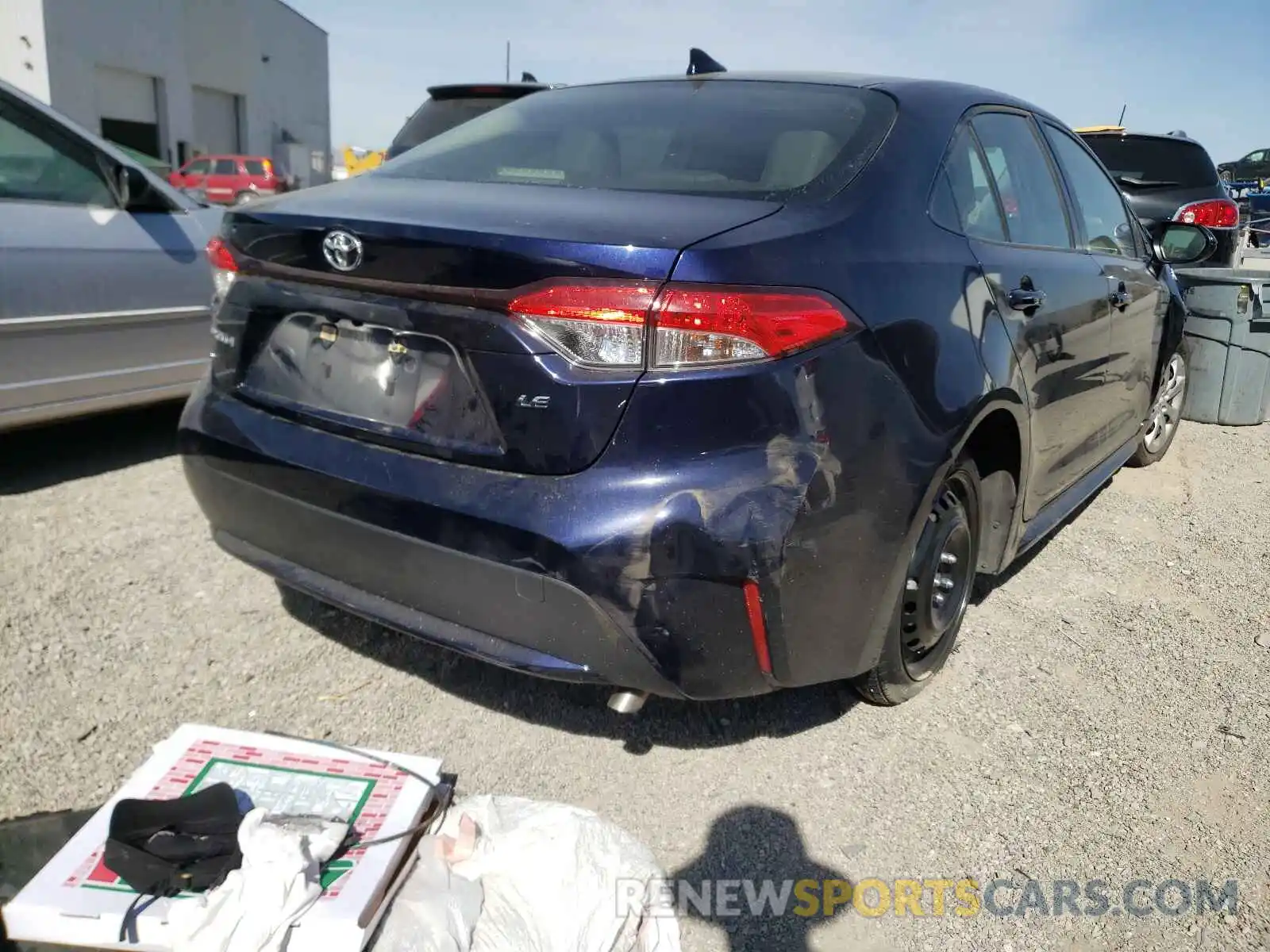 4 Photograph of a damaged car JTDEPRAE5LJ052674 TOYOTA COROLLA 2020