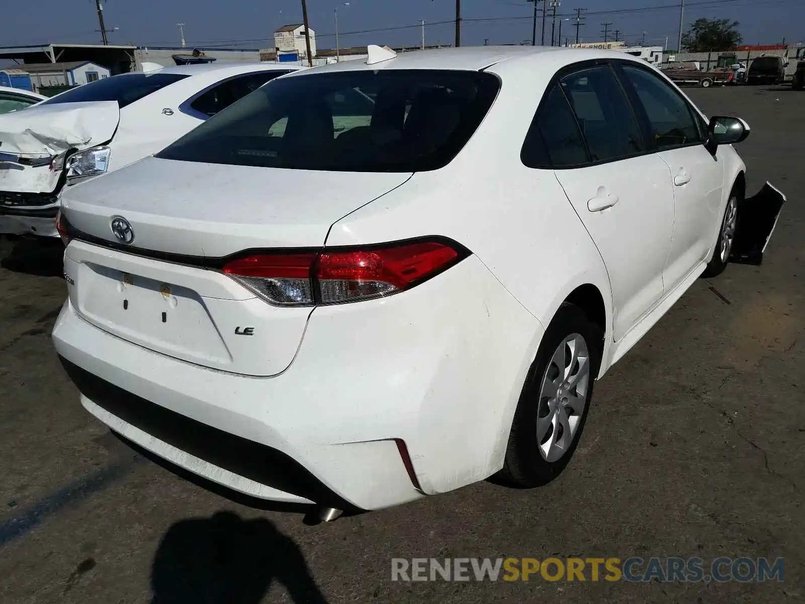 4 Photograph of a damaged car JTDEPRAE5LJ052755 TOYOTA COROLLA 2020