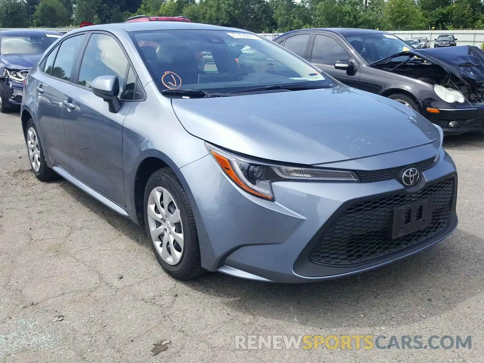 1 Photograph of a damaged car JTDEPRAE5LJ052822 TOYOTA COROLLA 2020