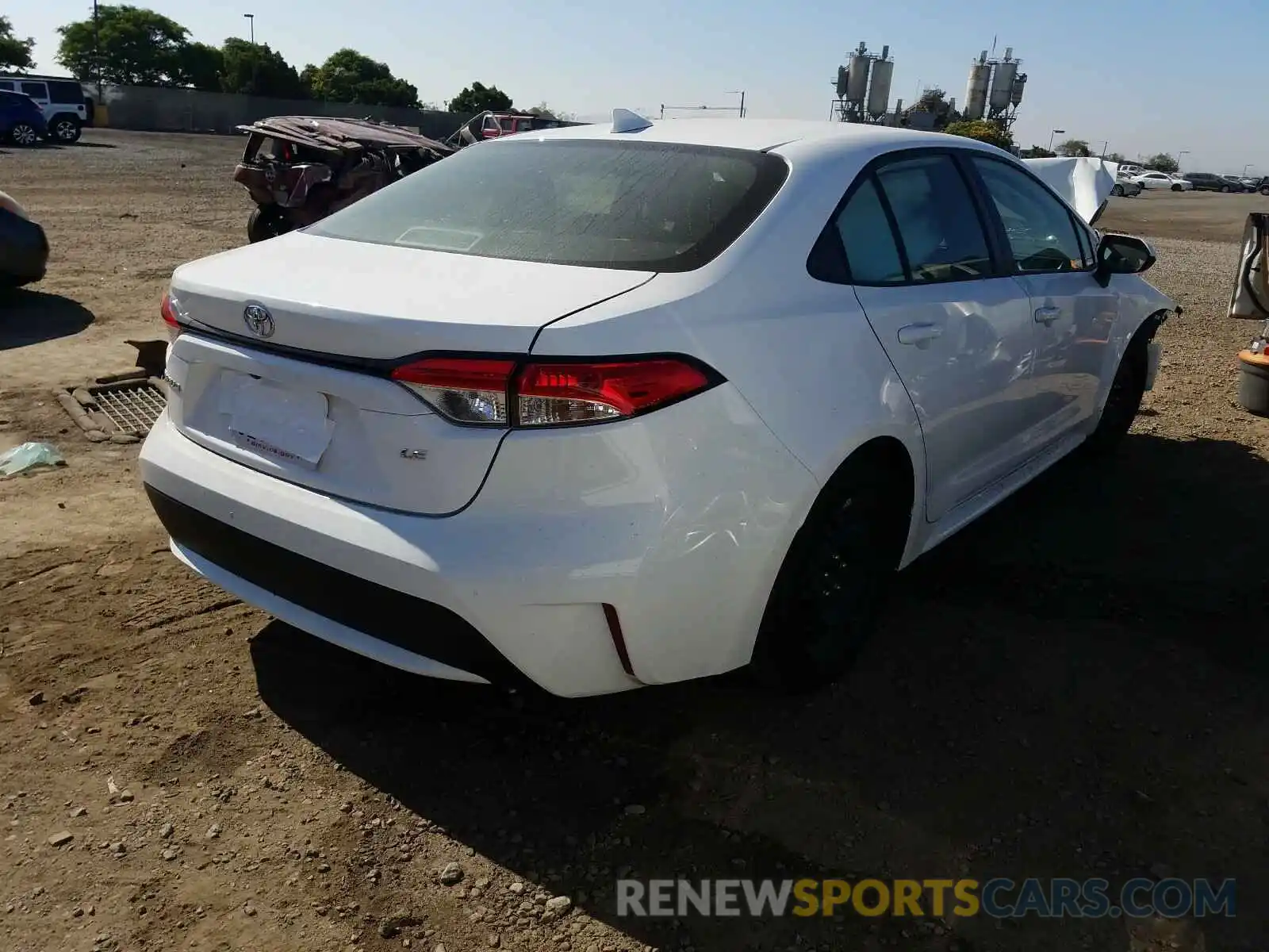 4 Photograph of a damaged car JTDEPRAE5LJ052920 TOYOTA COROLLA 2020