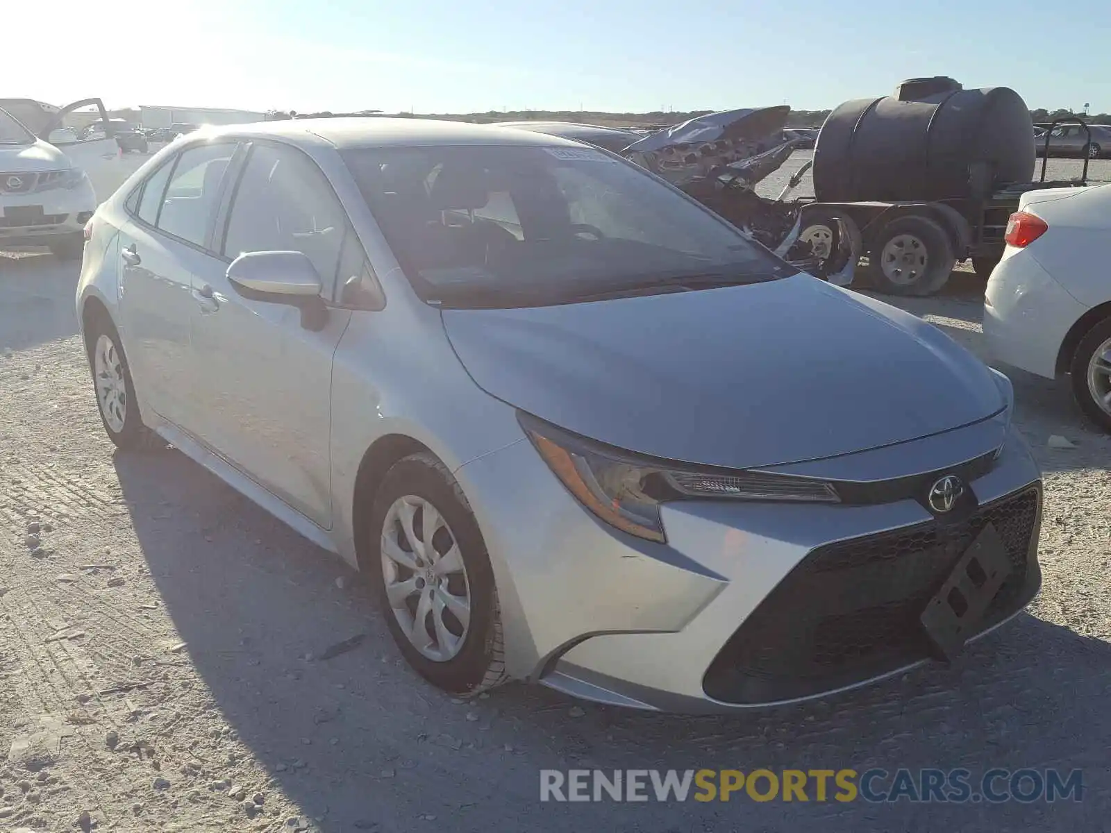 1 Photograph of a damaged car JTDEPRAE5LJ052948 TOYOTA COROLLA 2020