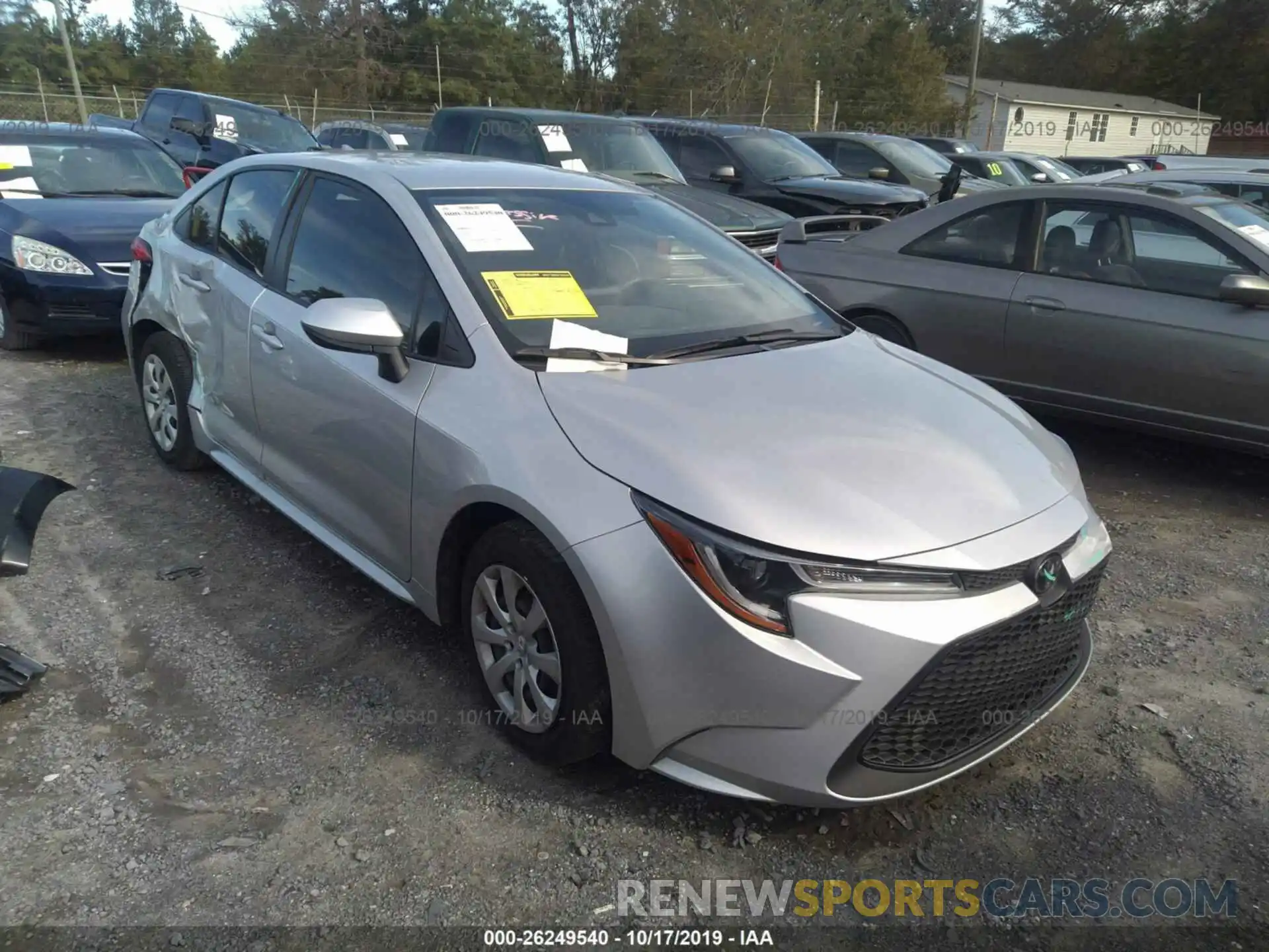 1 Photograph of a damaged car JTDEPRAE5LJ053100 TOYOTA COROLLA 2020