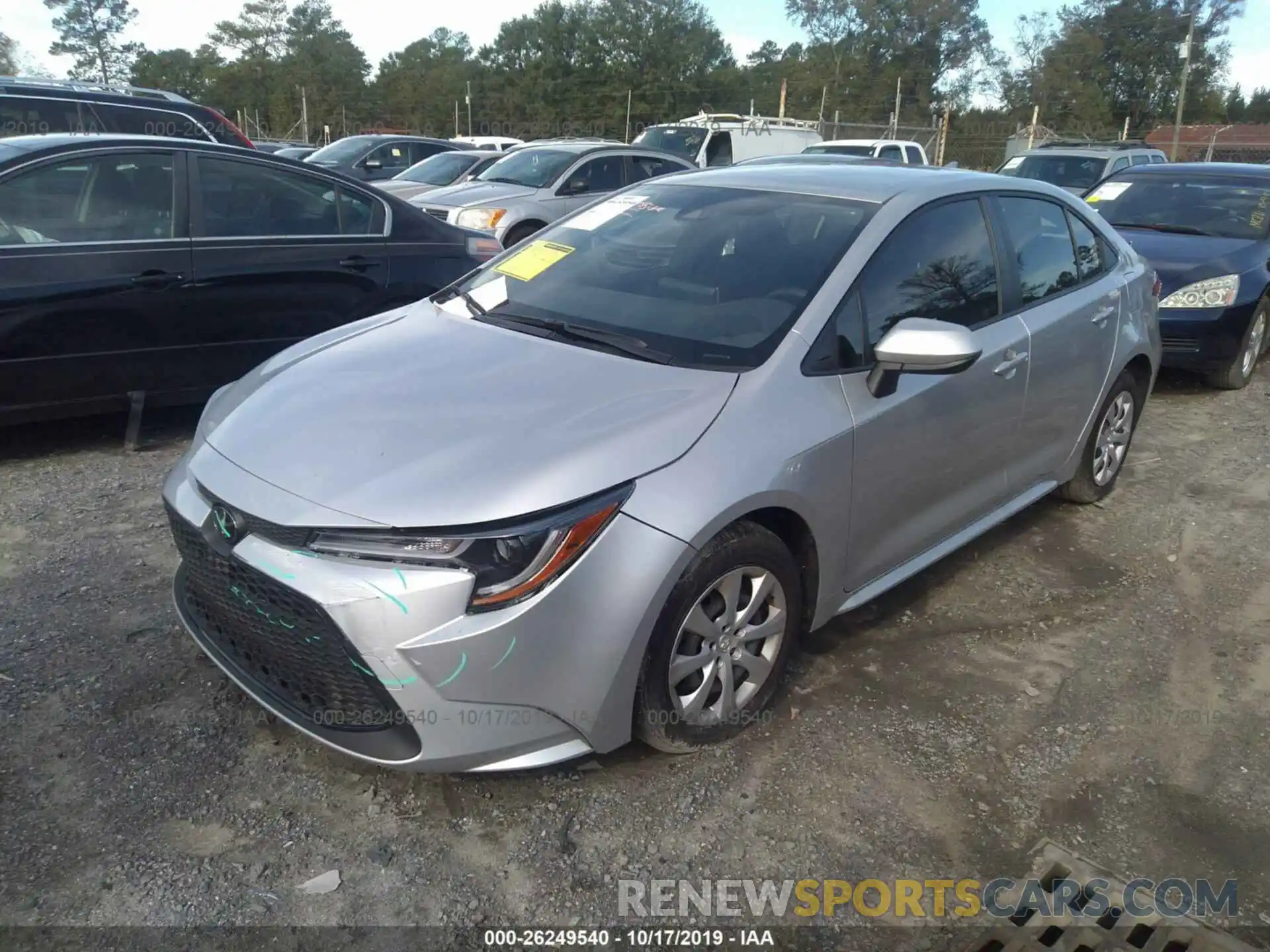 2 Photograph of a damaged car JTDEPRAE5LJ053100 TOYOTA COROLLA 2020