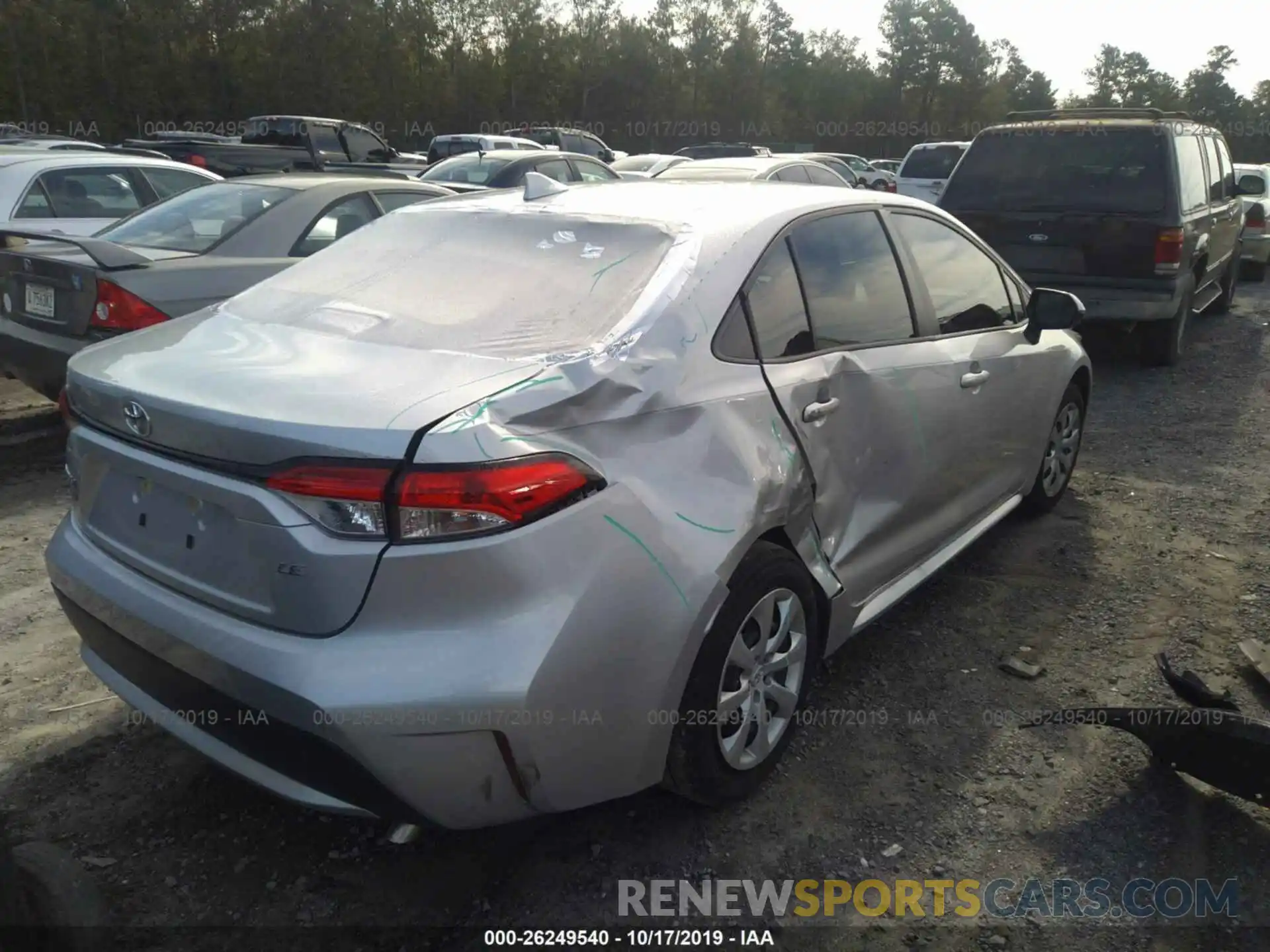 4 Photograph of a damaged car JTDEPRAE5LJ053100 TOYOTA COROLLA 2020