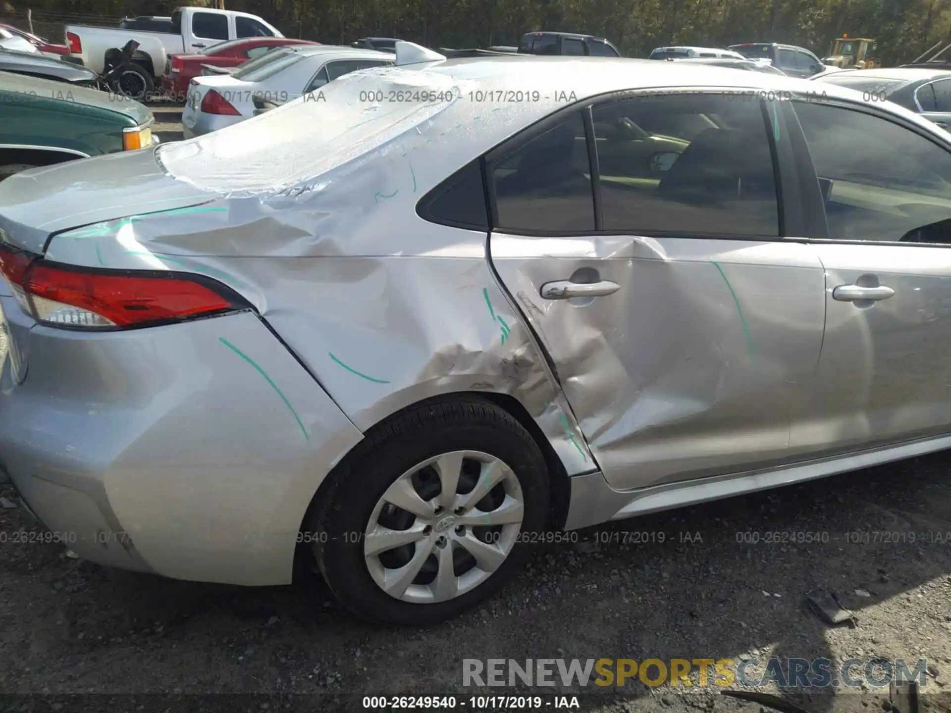 6 Photograph of a damaged car JTDEPRAE5LJ053100 TOYOTA COROLLA 2020