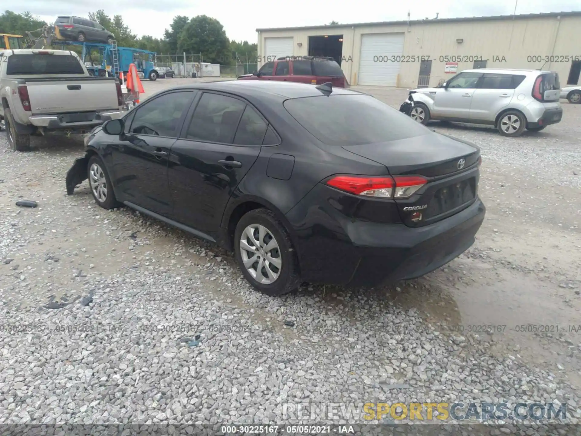 3 Photograph of a damaged car JTDEPRAE5LJ053114 TOYOTA COROLLA 2020