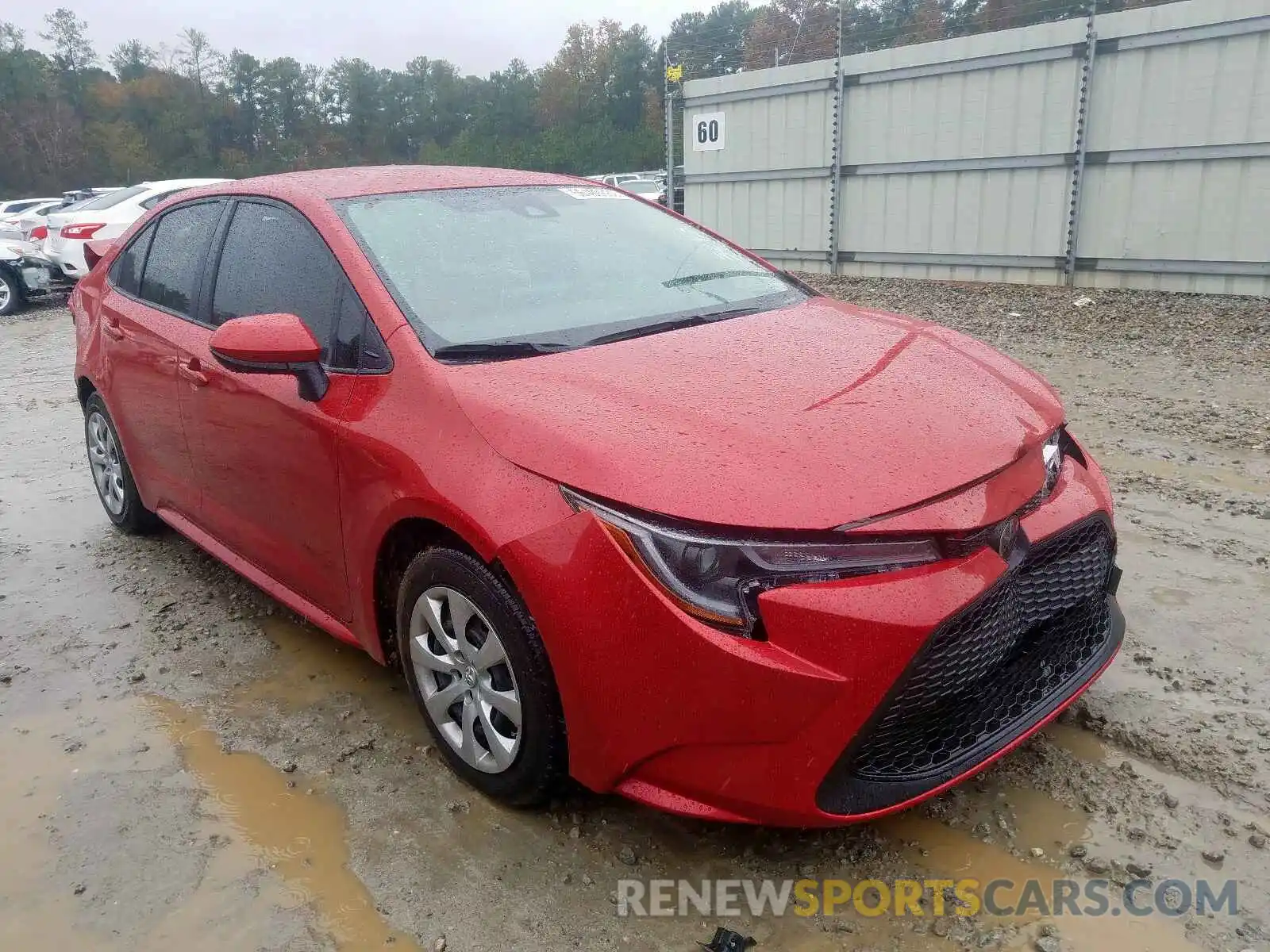 1 Photograph of a damaged car JTDEPRAE5LJ053243 TOYOTA COROLLA 2020