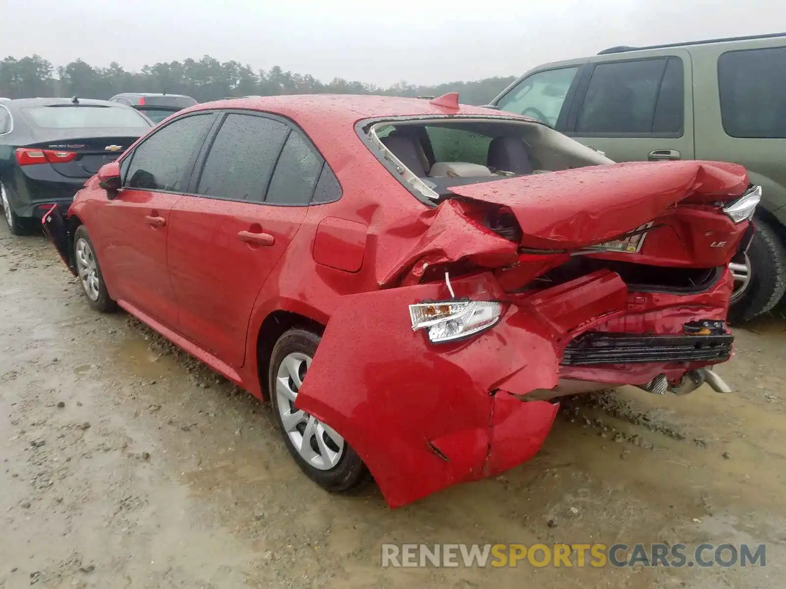 3 Photograph of a damaged car JTDEPRAE5LJ053243 TOYOTA COROLLA 2020