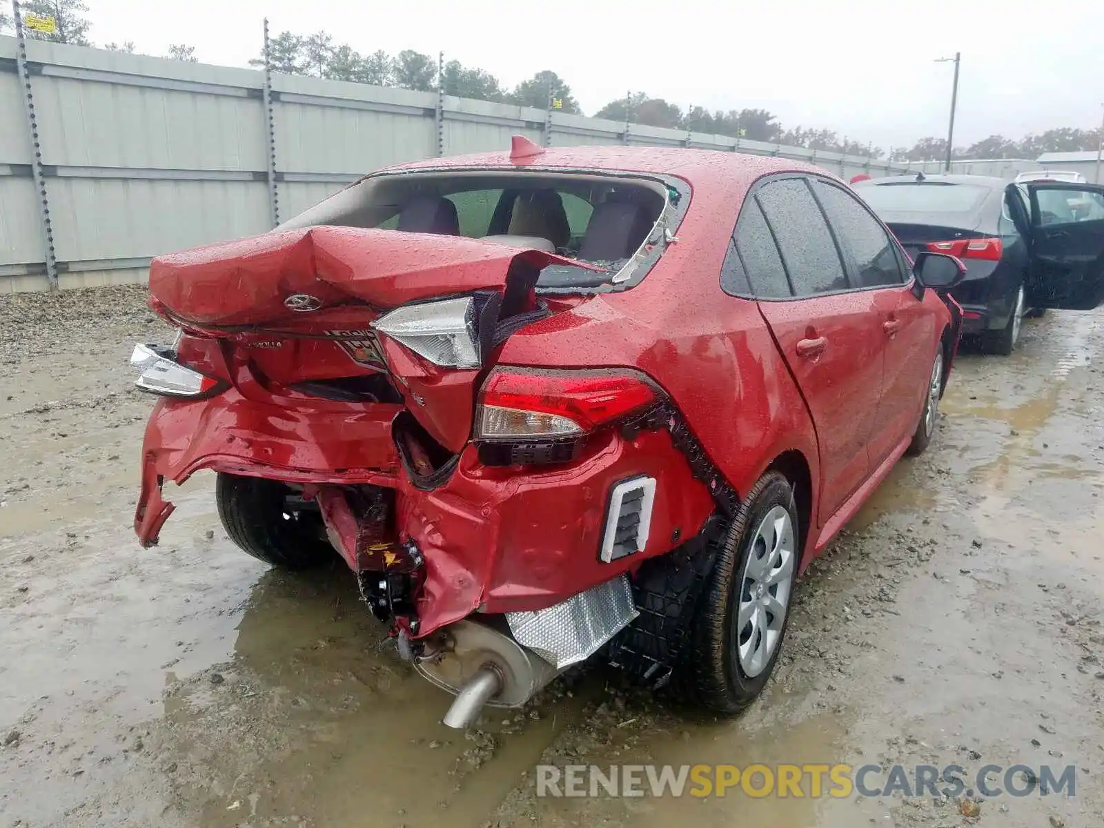 4 Photograph of a damaged car JTDEPRAE5LJ053243 TOYOTA COROLLA 2020