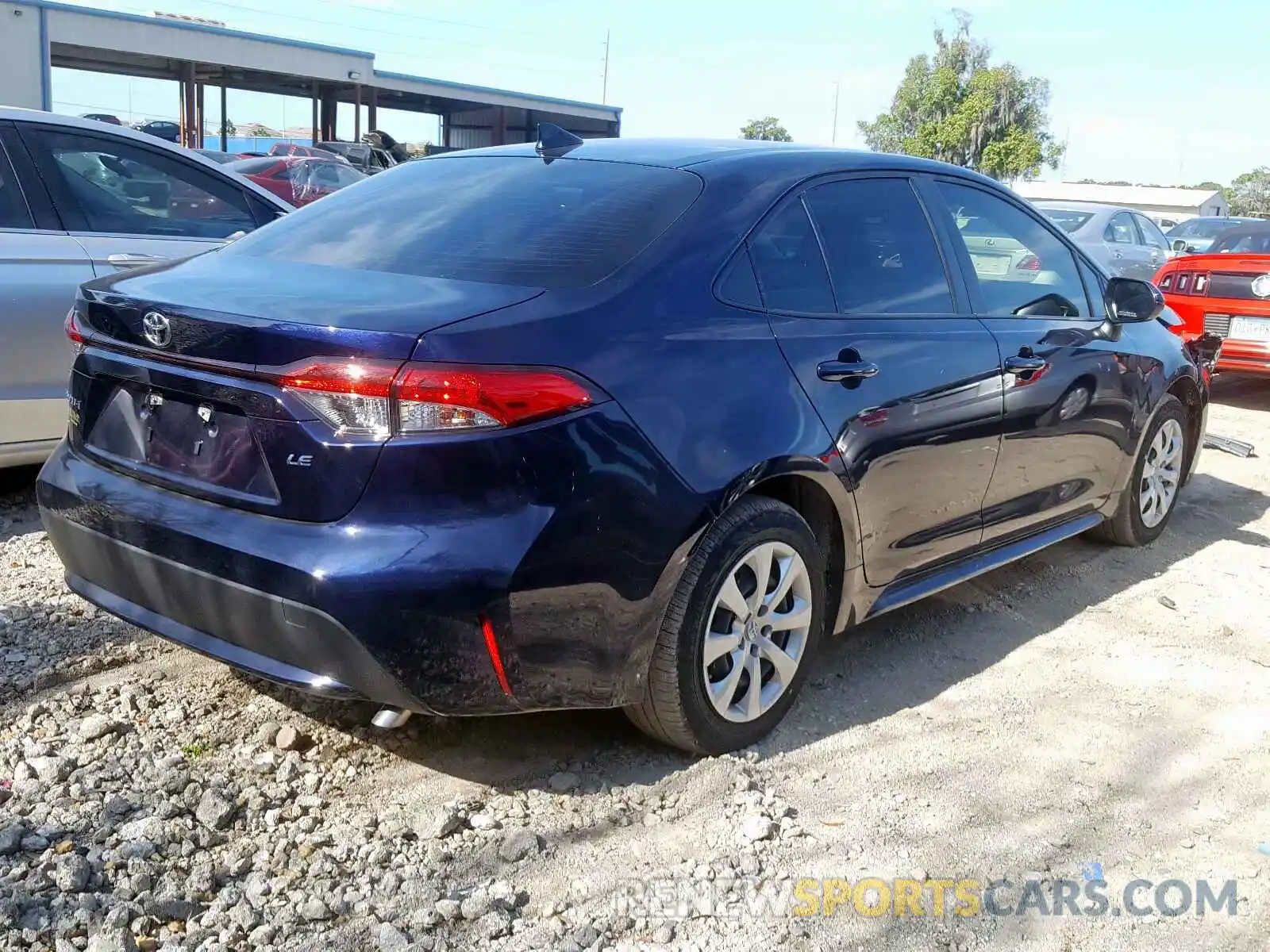 4 Photograph of a damaged car JTDEPRAE5LJ053291 TOYOTA COROLLA 2020