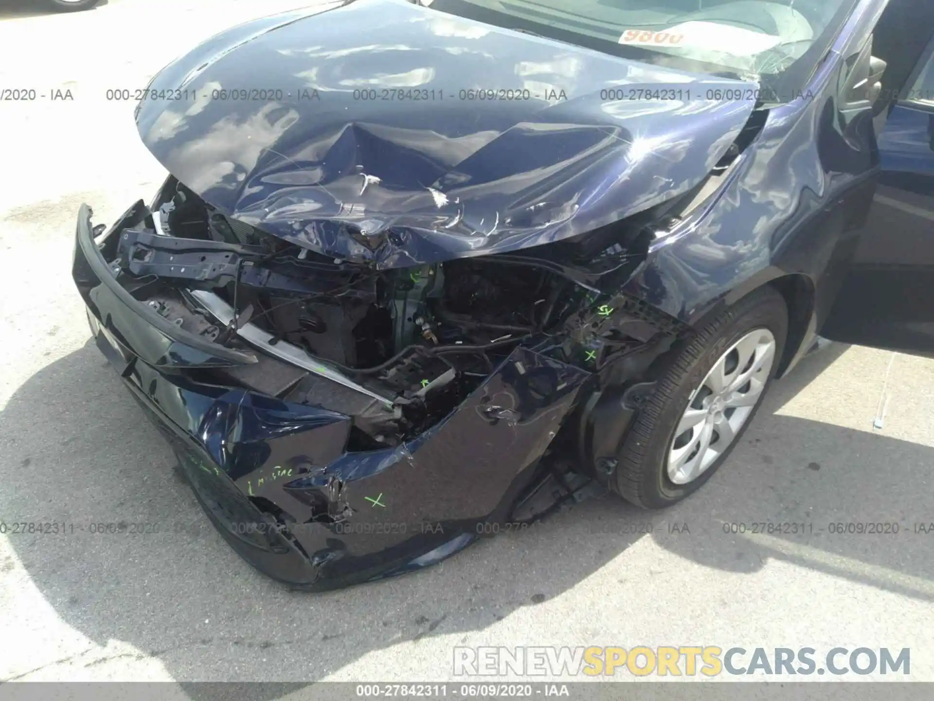 6 Photograph of a damaged car JTDEPRAE5LJ053811 TOYOTA COROLLA 2020