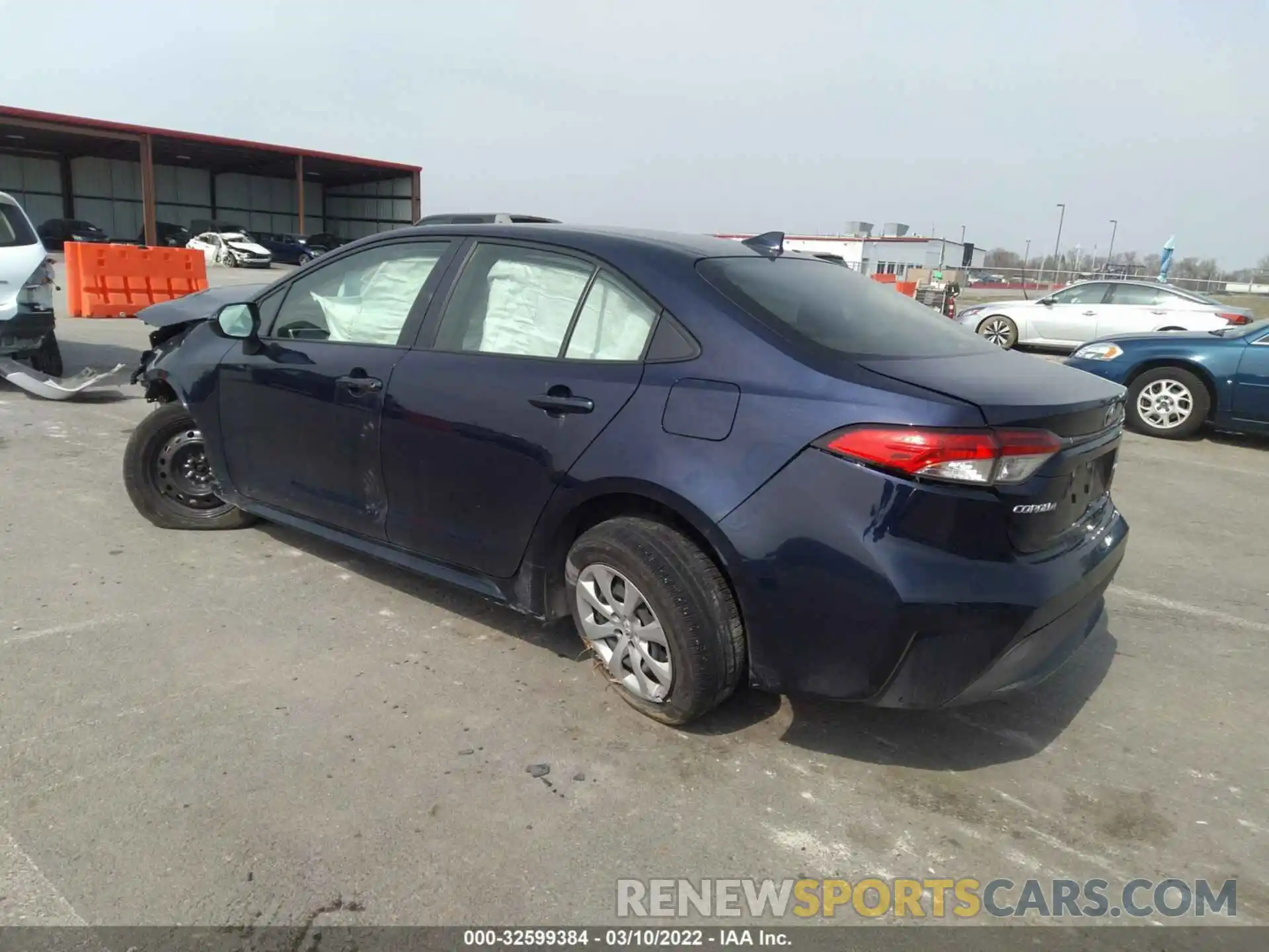 3 Photograph of a damaged car JTDEPRAE5LJ054277 TOYOTA COROLLA 2020