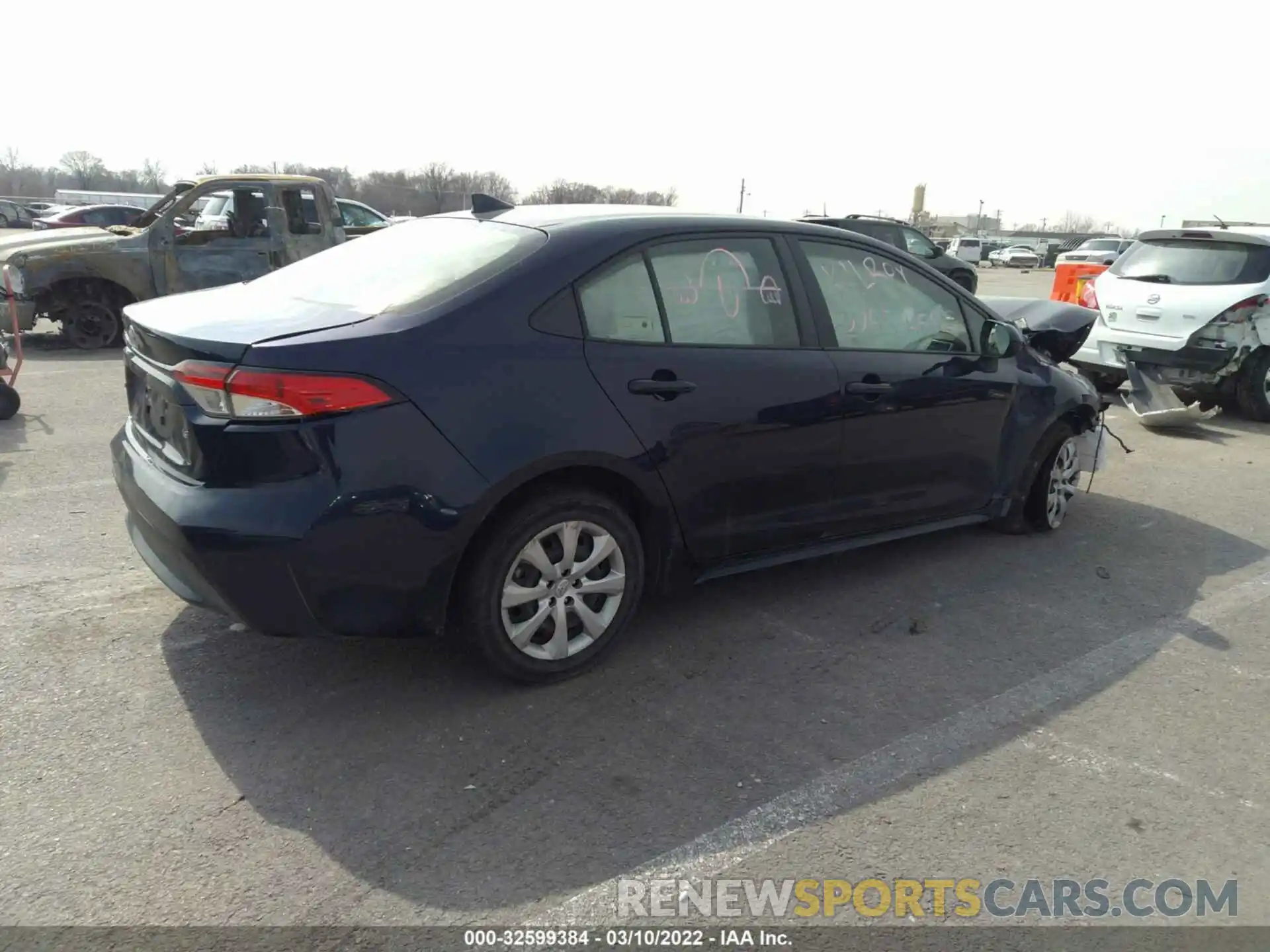 4 Photograph of a damaged car JTDEPRAE5LJ054277 TOYOTA COROLLA 2020