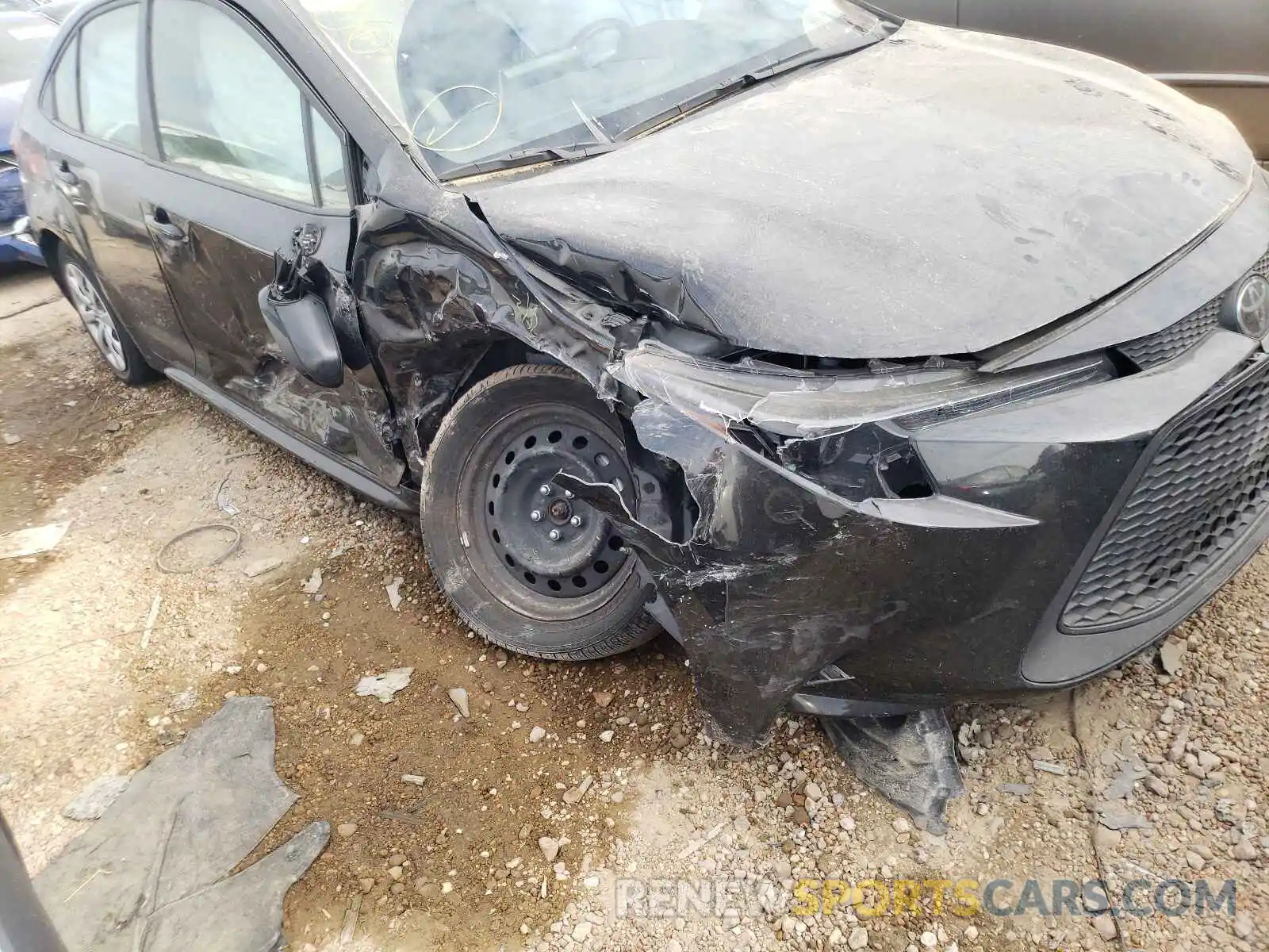 9 Photograph of a damaged car JTDEPRAE5LJ054490 TOYOTA COROLLA 2020