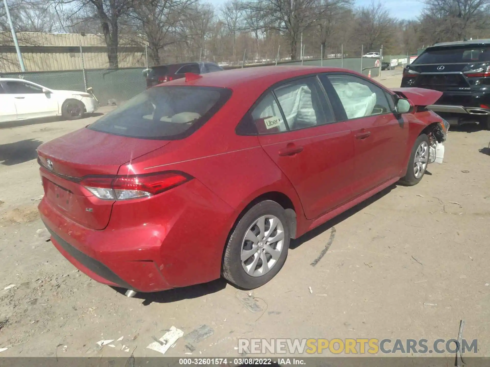 4 Photograph of a damaged car JTDEPRAE5LJ055171 TOYOTA COROLLA 2020