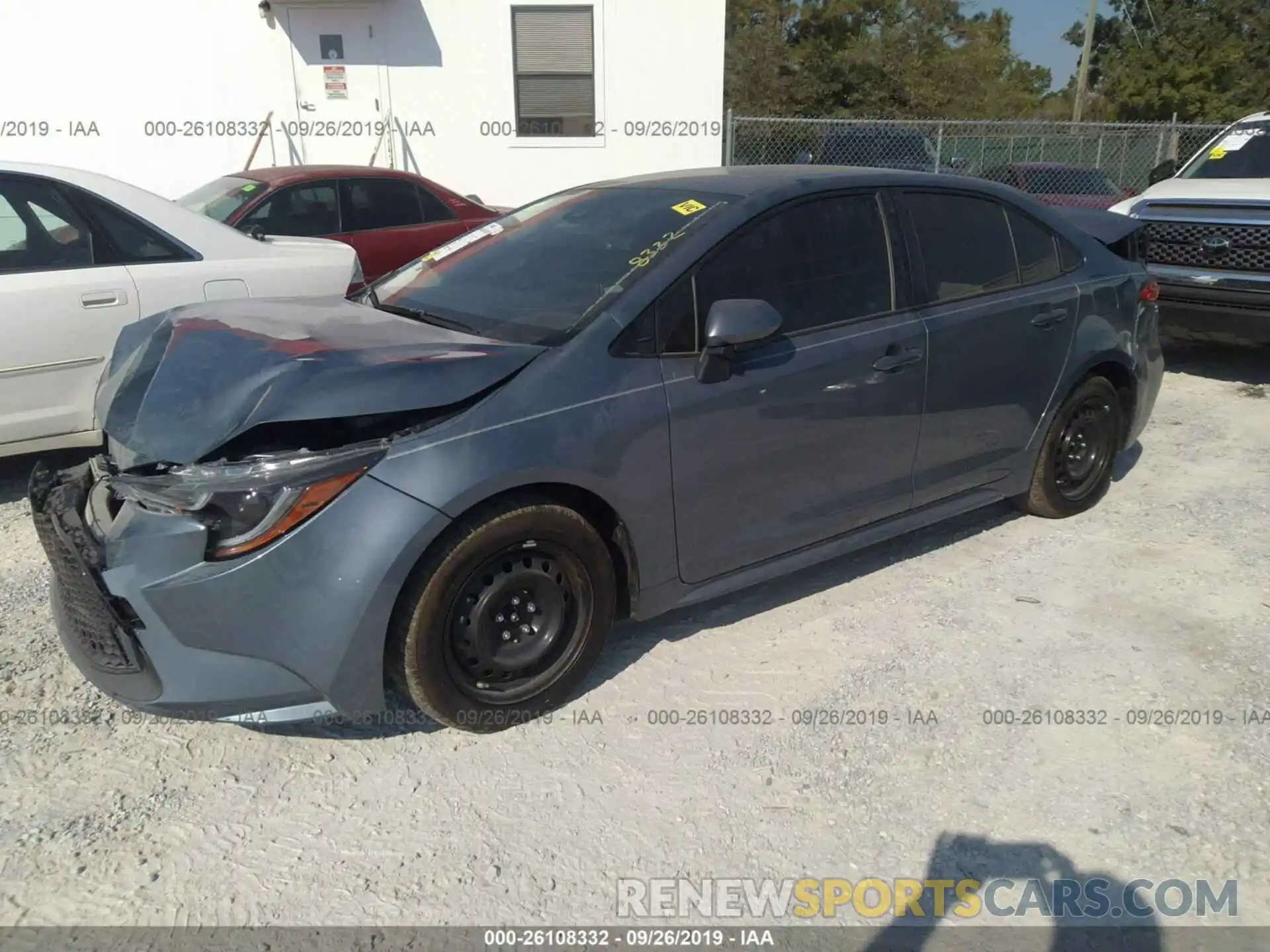 2 Photograph of a damaged car JTDEPRAE5LJ055445 TOYOTA COROLLA 2020