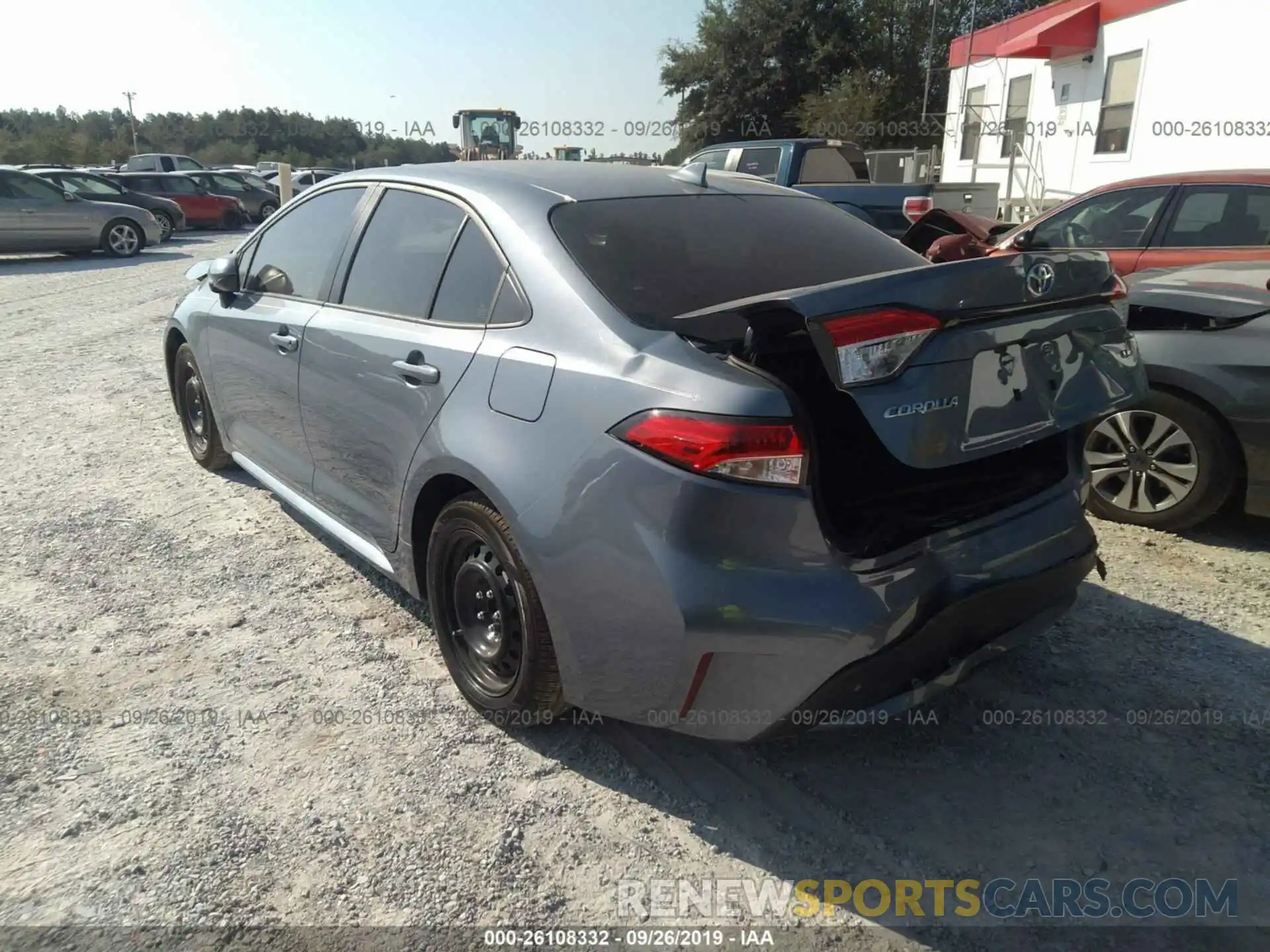 3 Photograph of a damaged car JTDEPRAE5LJ055445 TOYOTA COROLLA 2020