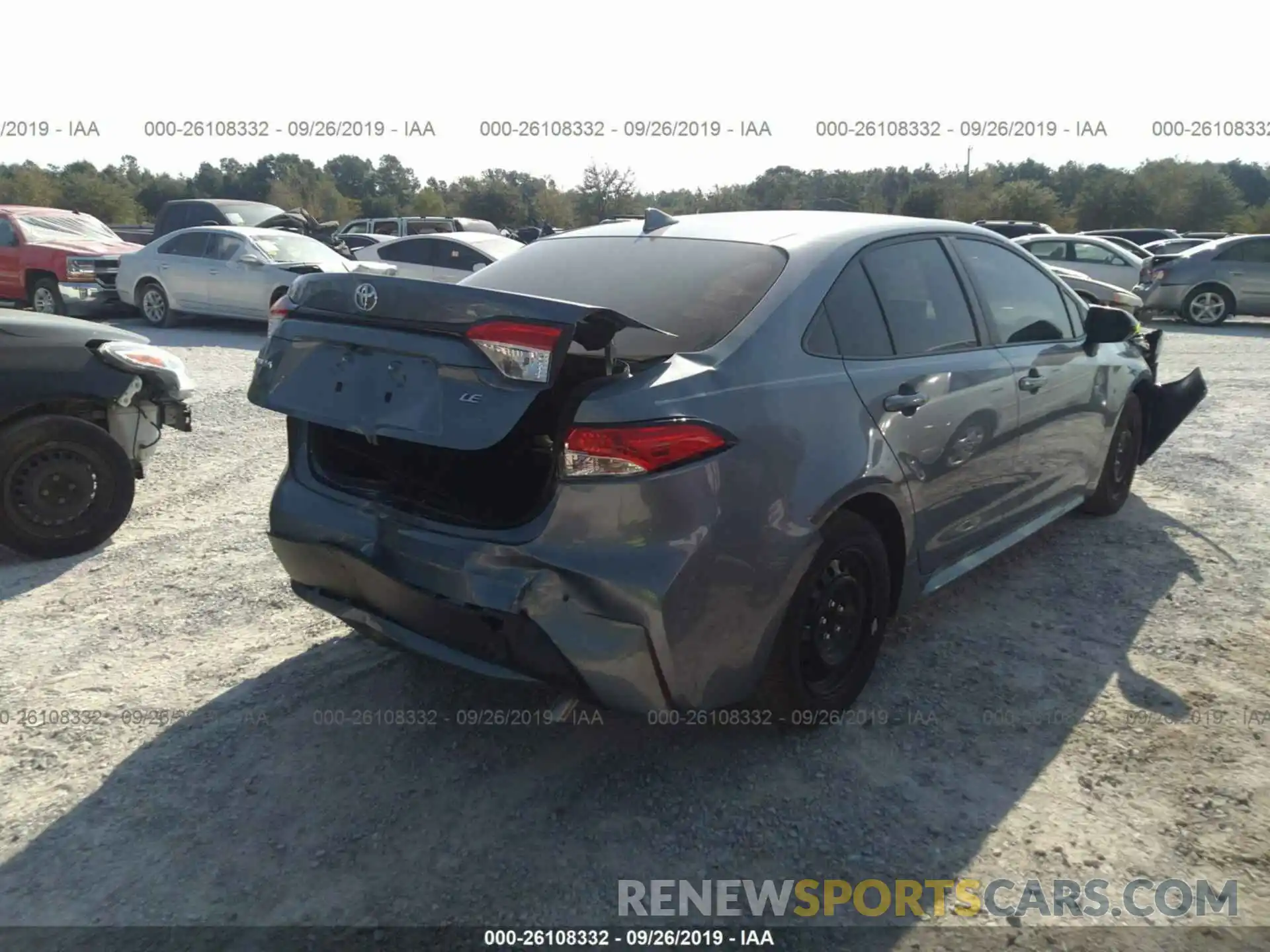 4 Photograph of a damaged car JTDEPRAE5LJ055445 TOYOTA COROLLA 2020