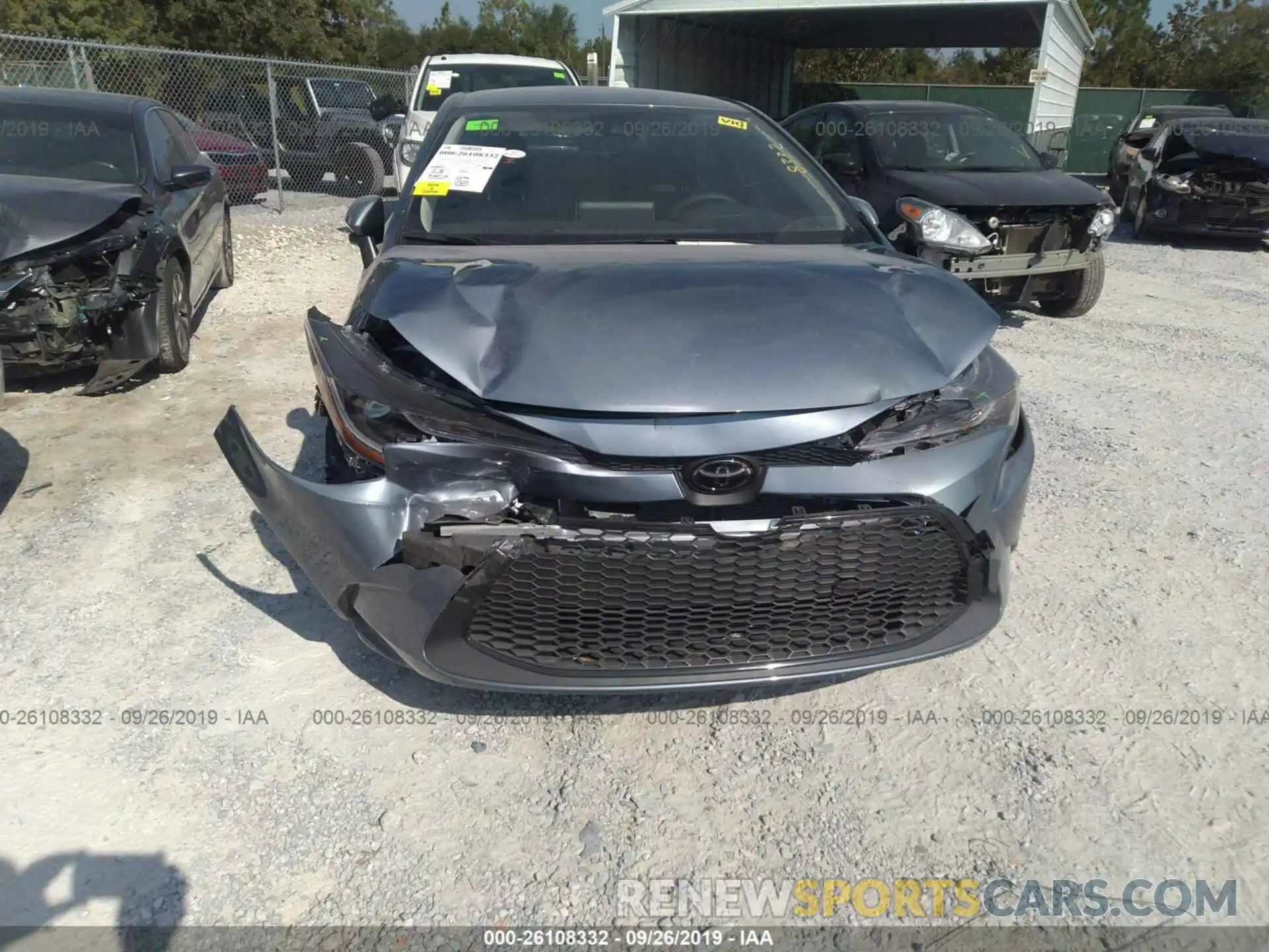 6 Photograph of a damaged car JTDEPRAE5LJ055445 TOYOTA COROLLA 2020