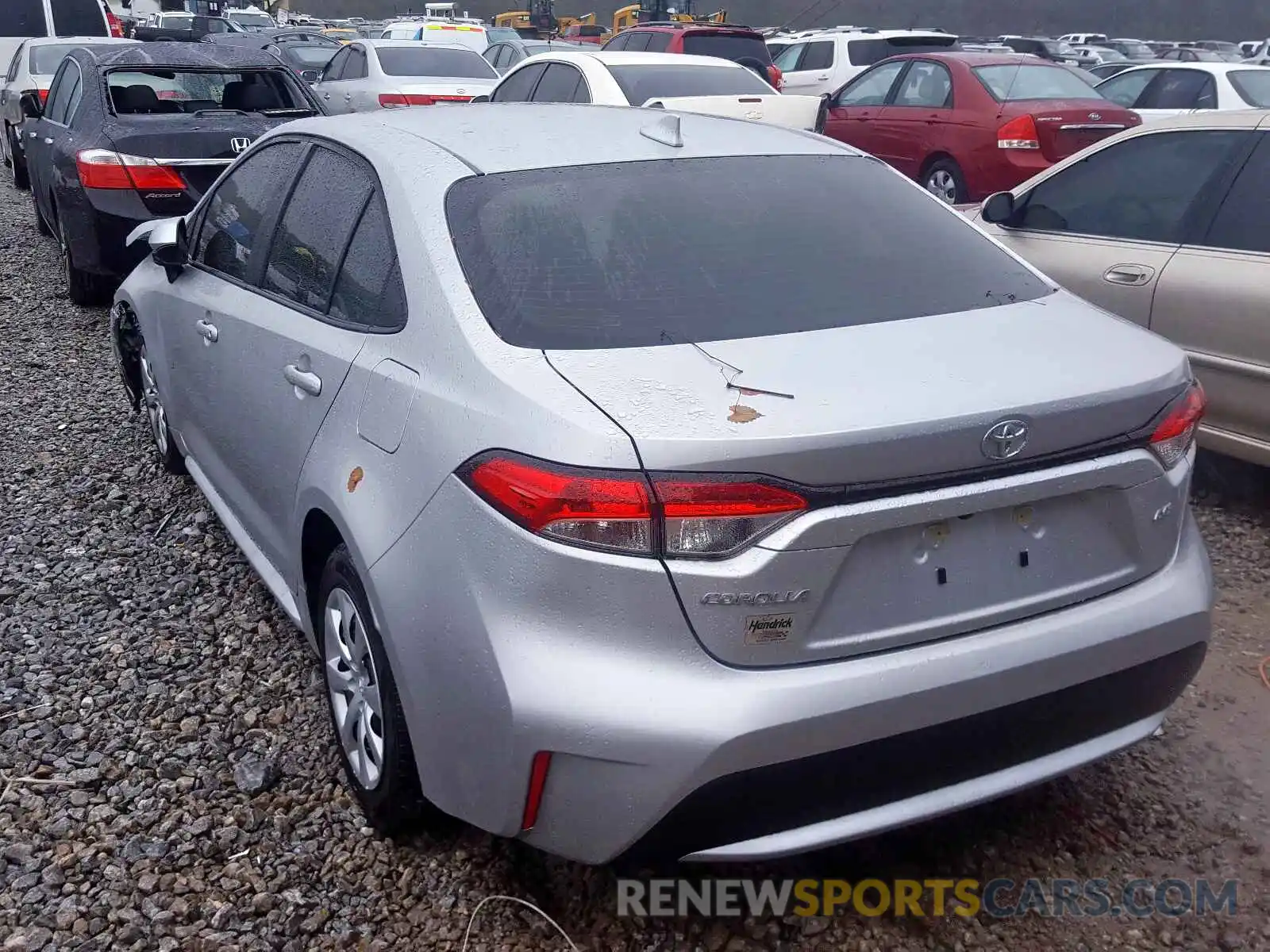 3 Photograph of a damaged car JTDEPRAE5LJ056191 TOYOTA COROLLA 2020