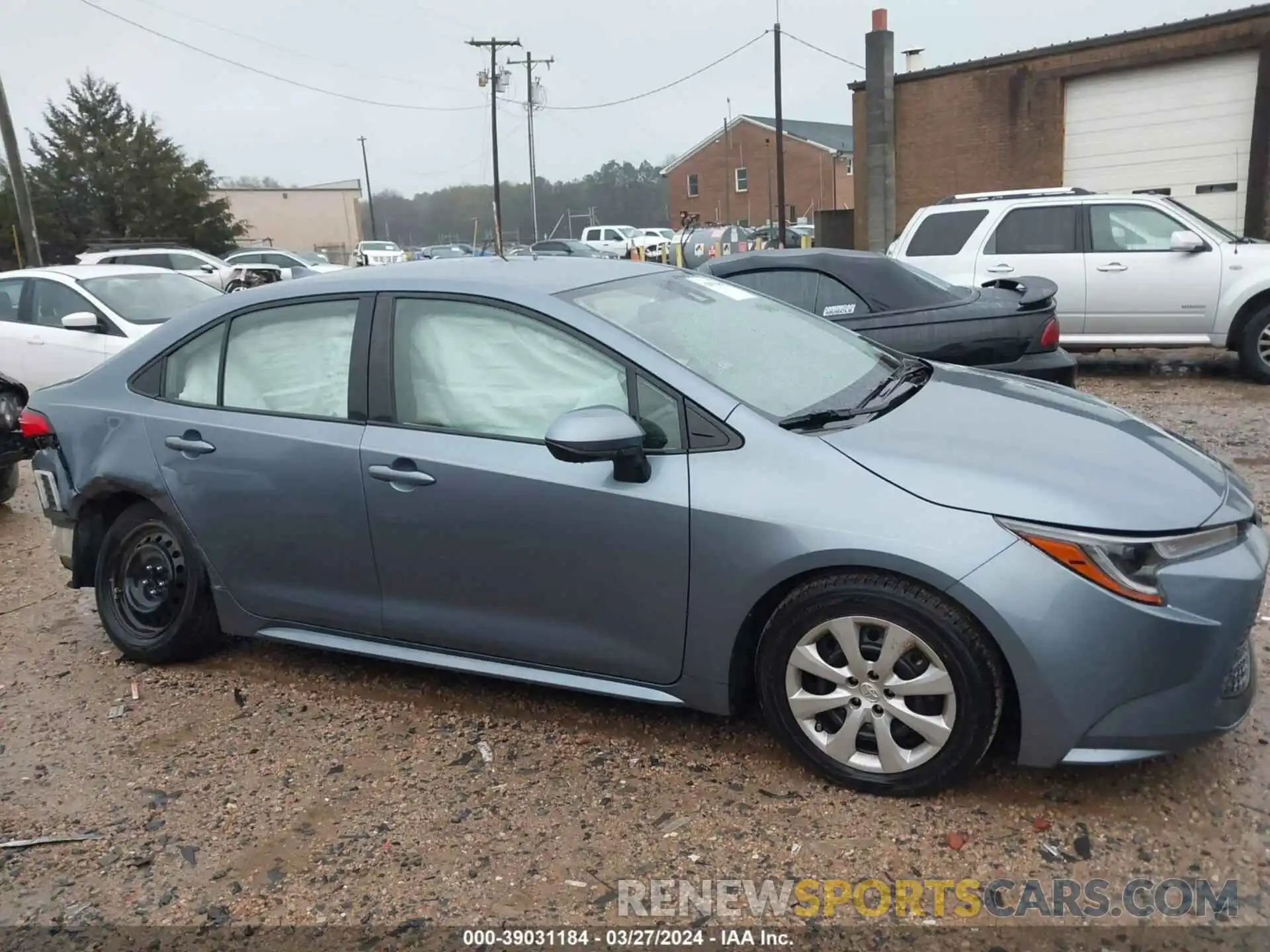 13 Photograph of a damaged car JTDEPRAE5LJ058815 TOYOTA COROLLA 2020