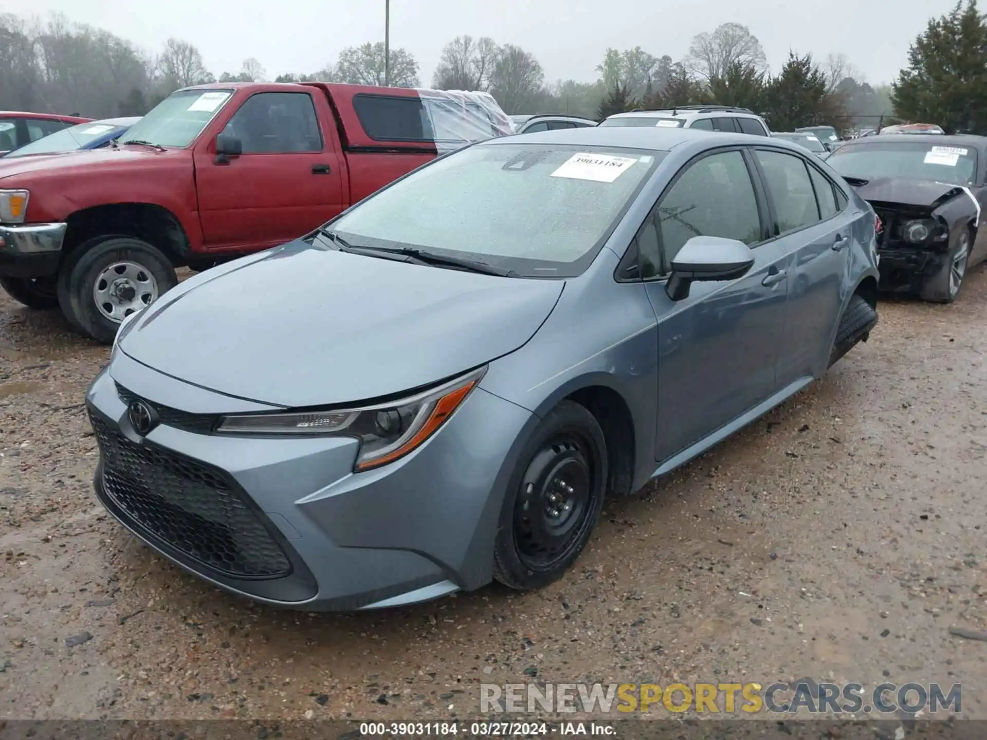 2 Photograph of a damaged car JTDEPRAE5LJ058815 TOYOTA COROLLA 2020