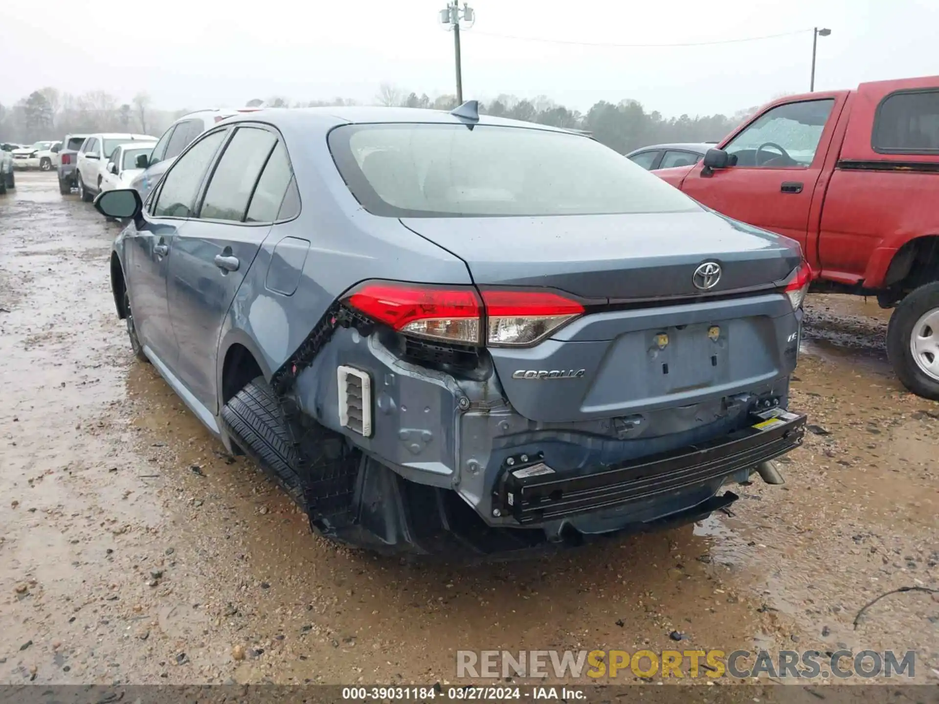 6 Photograph of a damaged car JTDEPRAE5LJ058815 TOYOTA COROLLA 2020