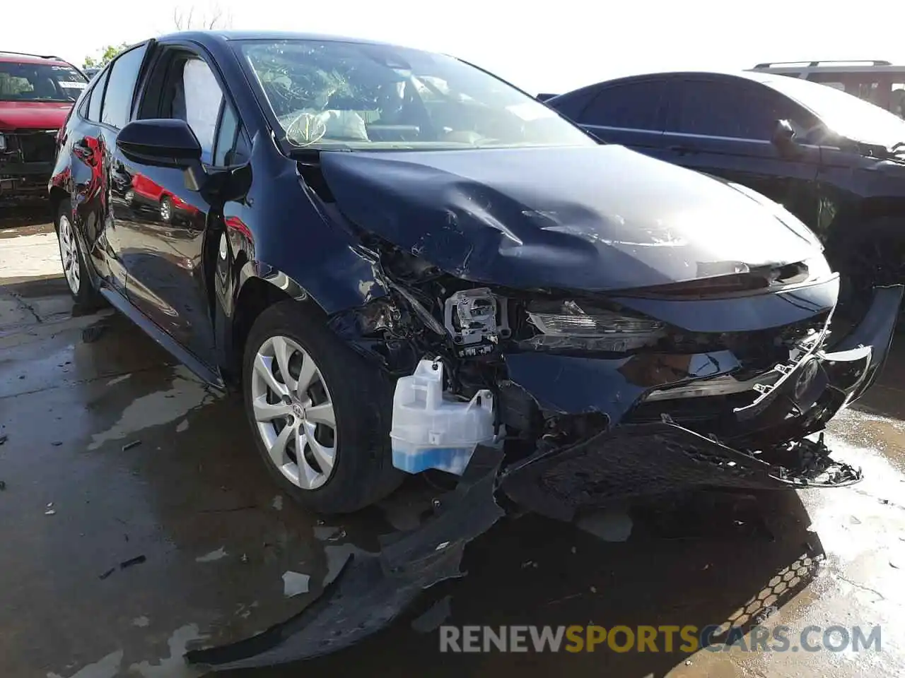 1 Photograph of a damaged car JTDEPRAE5LJ059141 TOYOTA COROLLA 2020