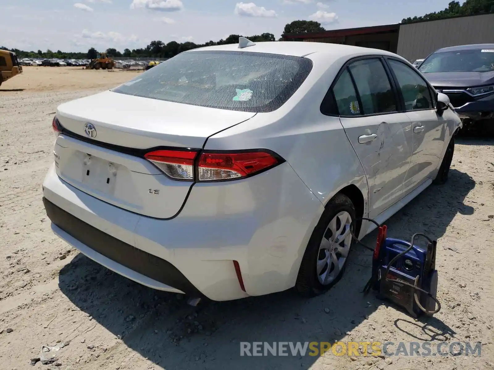 4 Photograph of a damaged car JTDEPRAE5LJ059902 TOYOTA COROLLA 2020