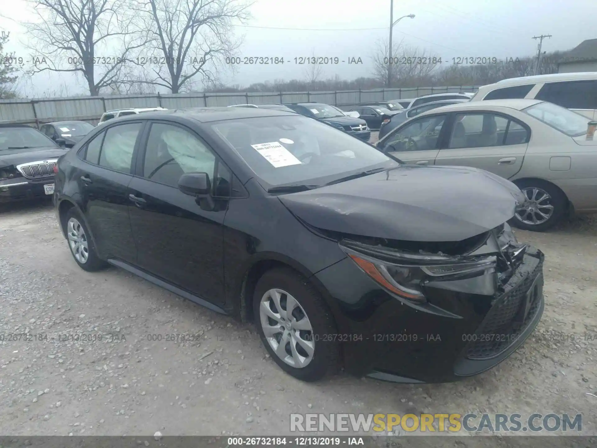 1 Photograph of a damaged car JTDEPRAE5LJ060869 TOYOTA COROLLA 2020