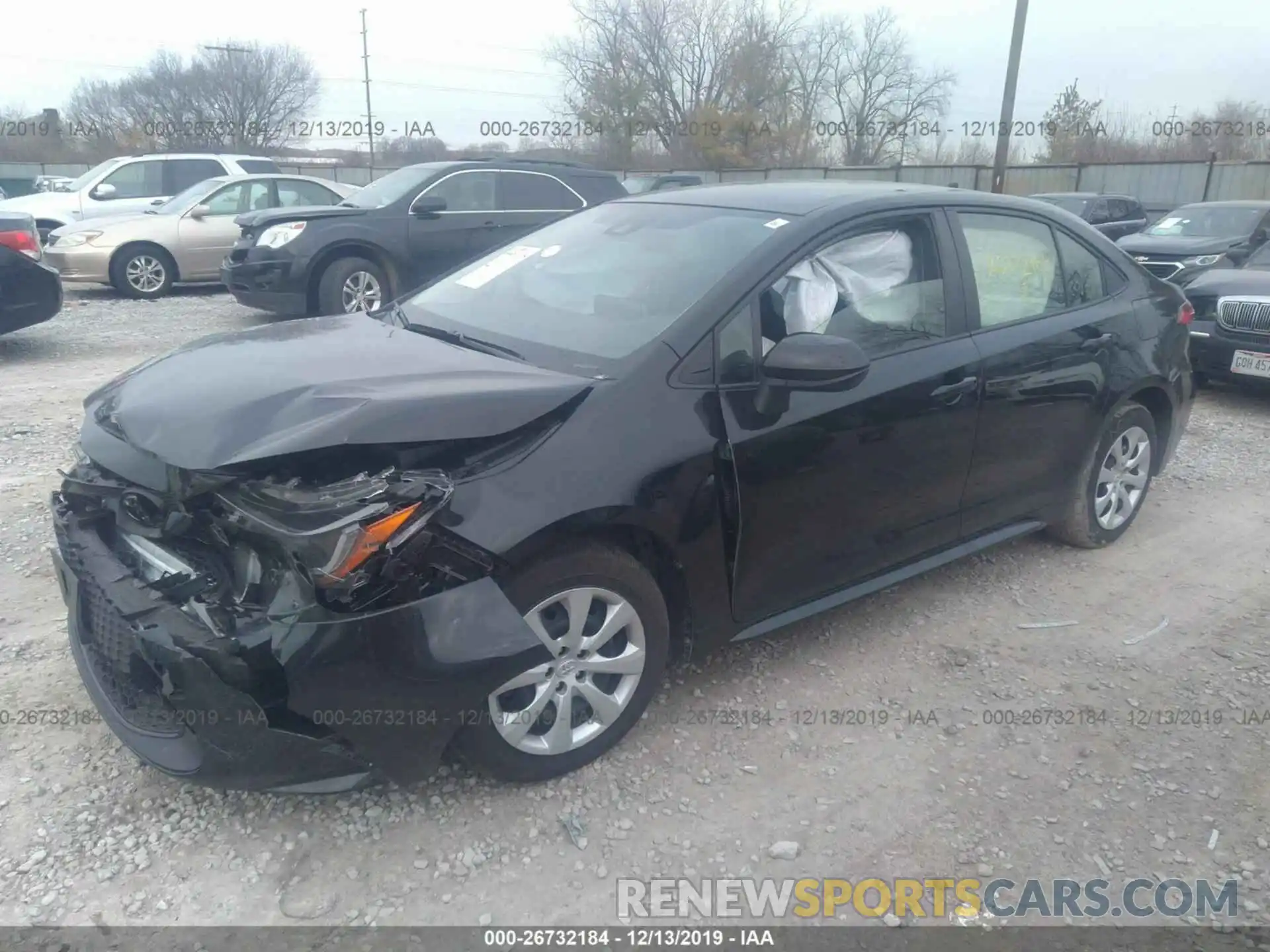 2 Photograph of a damaged car JTDEPRAE5LJ060869 TOYOTA COROLLA 2020