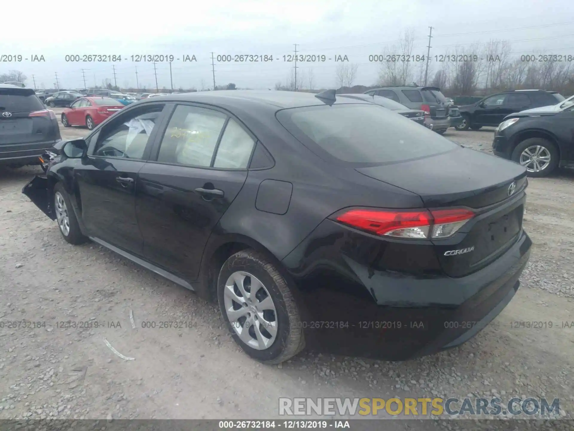 3 Photograph of a damaged car JTDEPRAE5LJ060869 TOYOTA COROLLA 2020