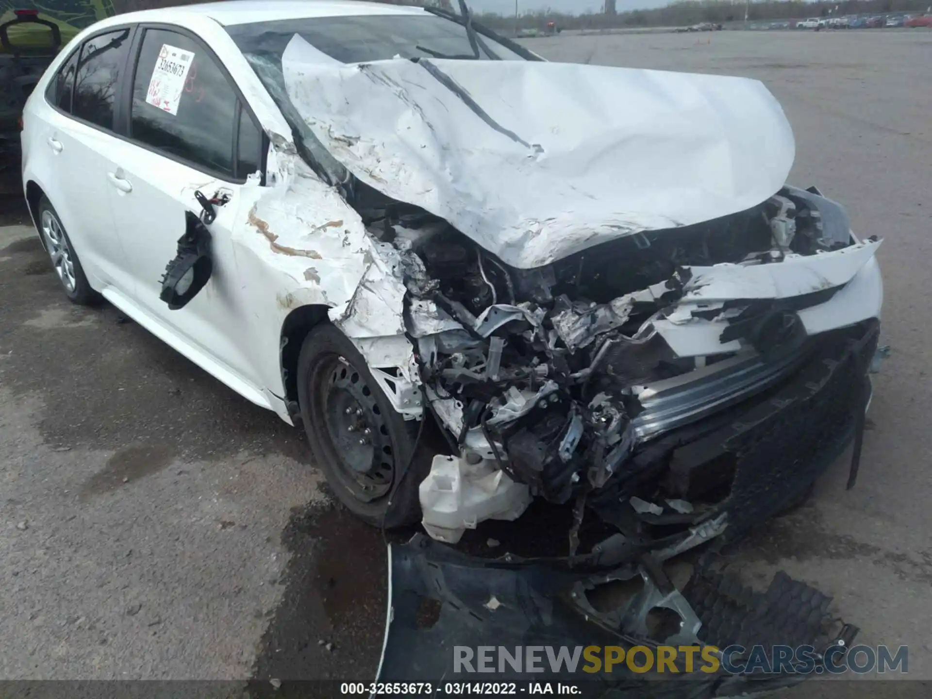 6 Photograph of a damaged car JTDEPRAE5LJ061746 TOYOTA COROLLA 2020