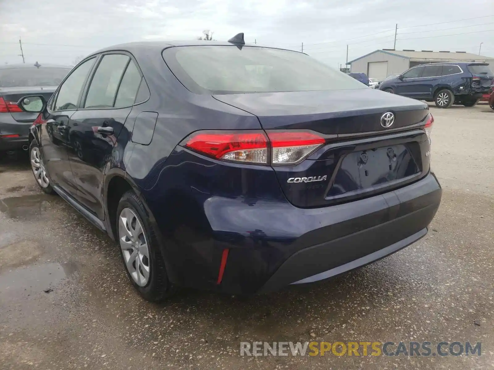 3 Photograph of a damaged car JTDEPRAE5LJ062086 TOYOTA COROLLA 2020