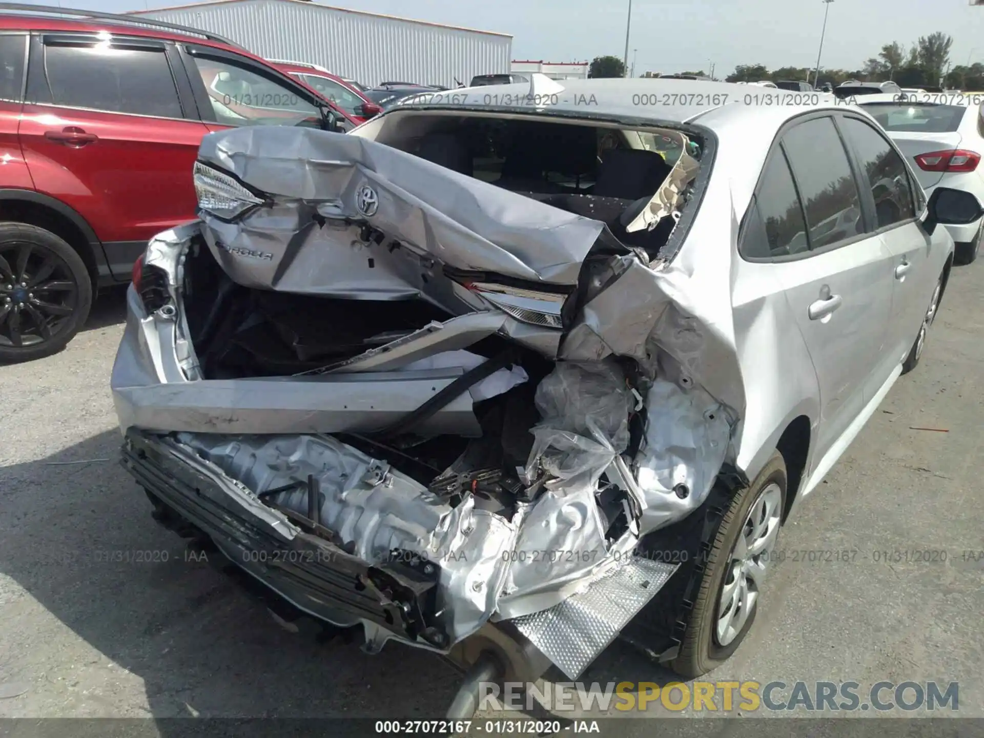 6 Photograph of a damaged car JTDEPRAE5LJ062427 TOYOTA COROLLA 2020