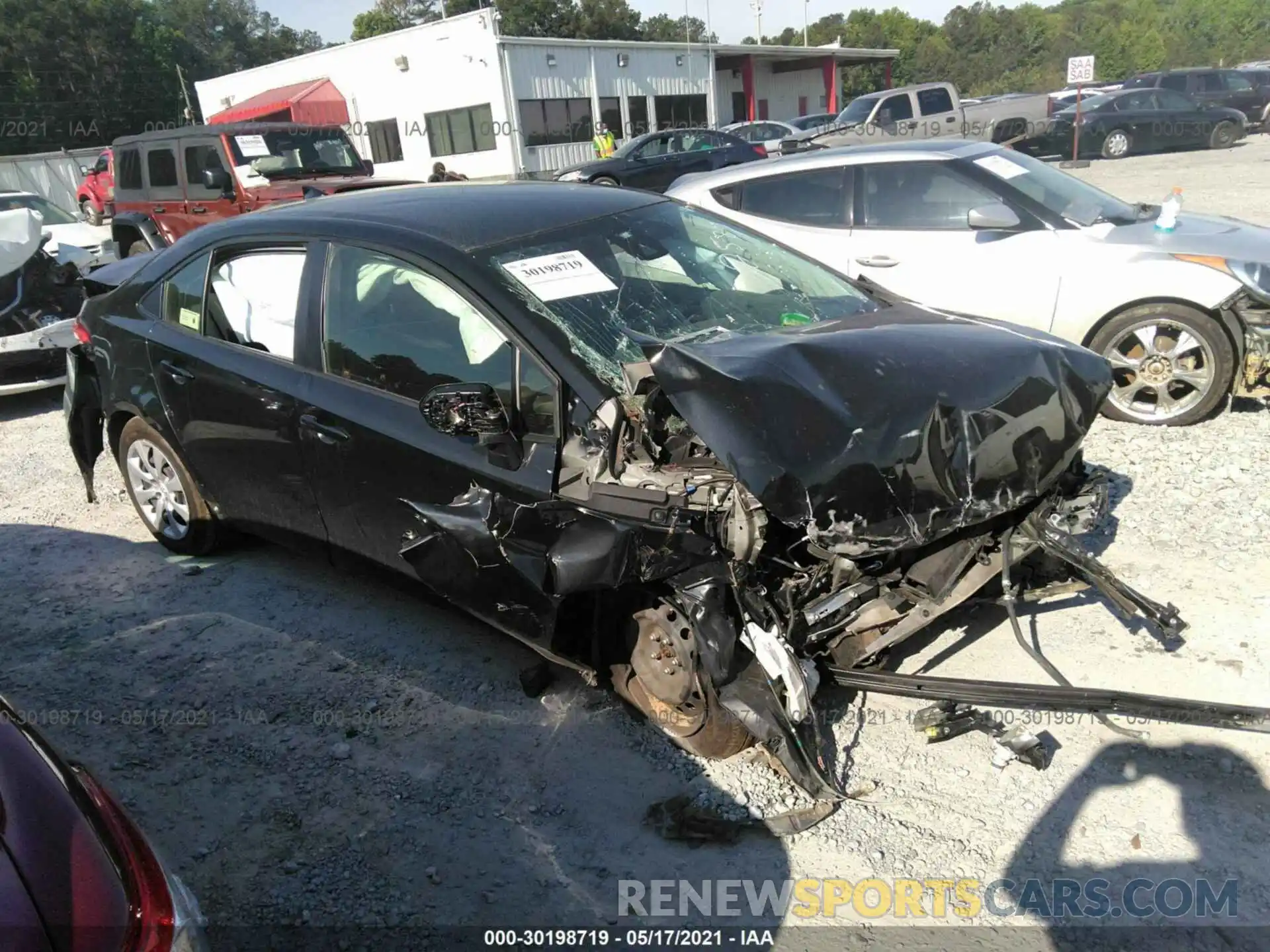 1 Photograph of a damaged car JTDEPRAE5LJ062587 TOYOTA COROLLA 2020