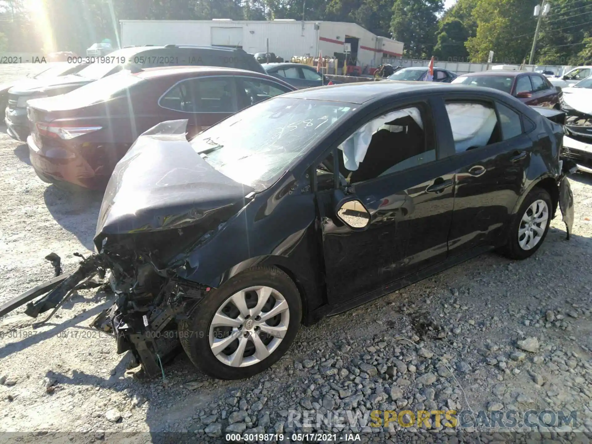 2 Photograph of a damaged car JTDEPRAE5LJ062587 TOYOTA COROLLA 2020