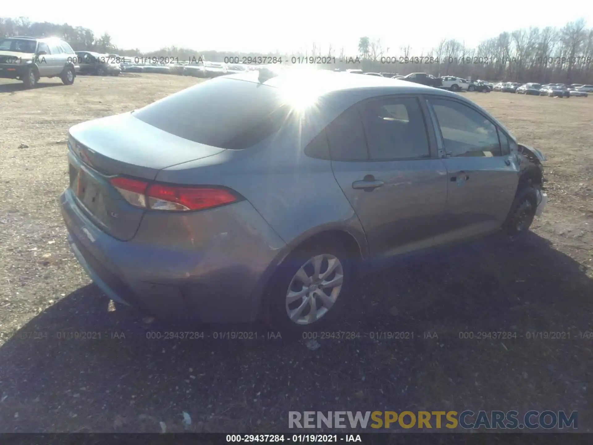 4 Photograph of a damaged car JTDEPRAE5LJ063254 TOYOTA COROLLA 2020