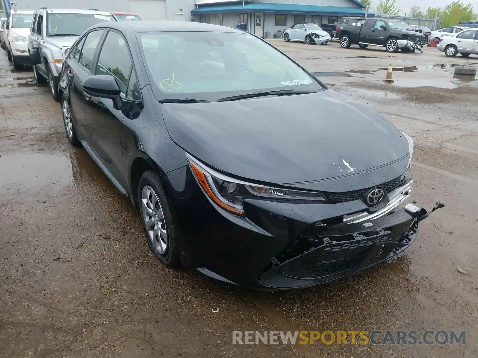 1 Photograph of a damaged car JTDEPRAE5LJ064176 TOYOTA COROLLA 2020