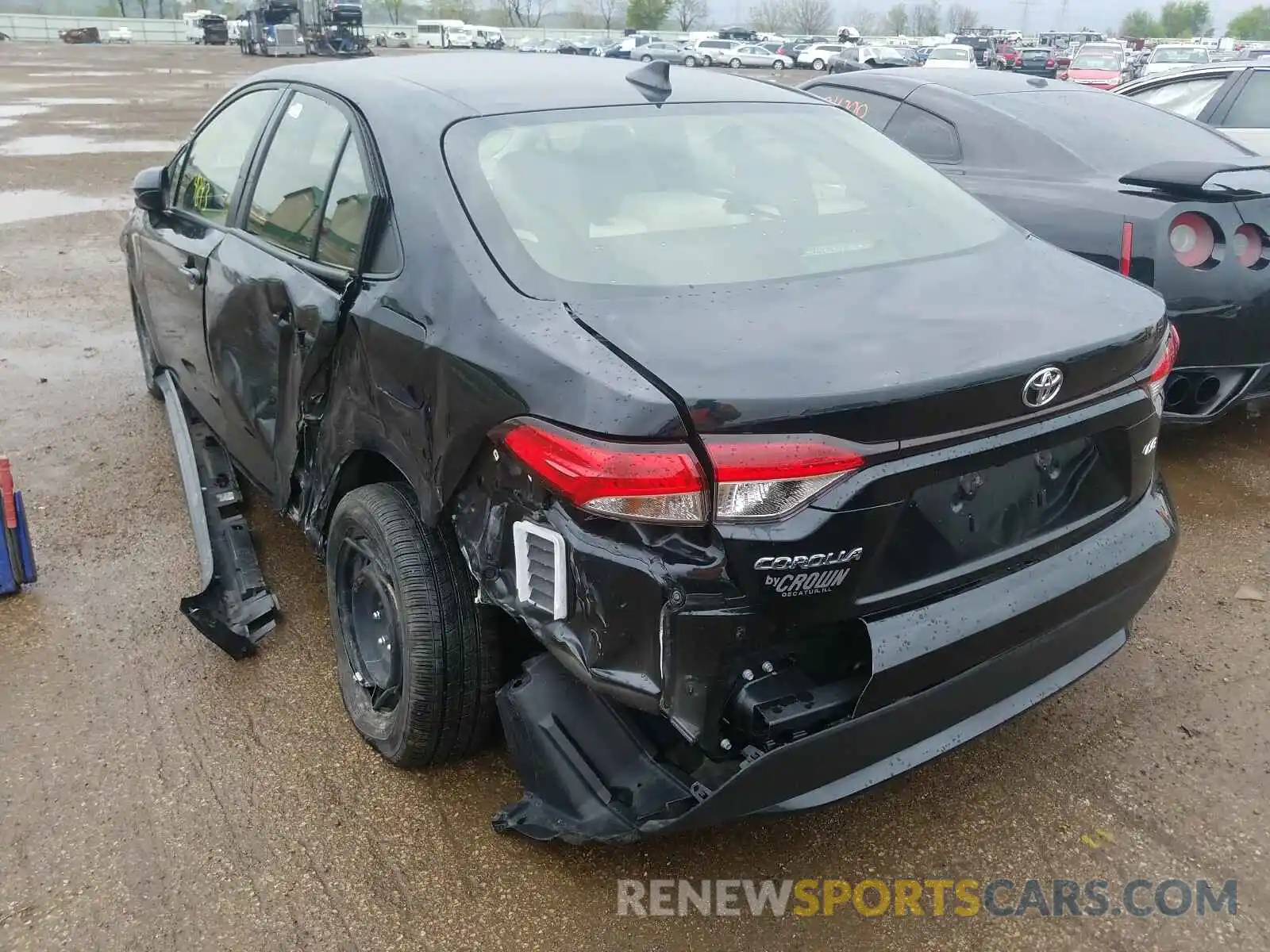 3 Photograph of a damaged car JTDEPRAE5LJ064176 TOYOTA COROLLA 2020