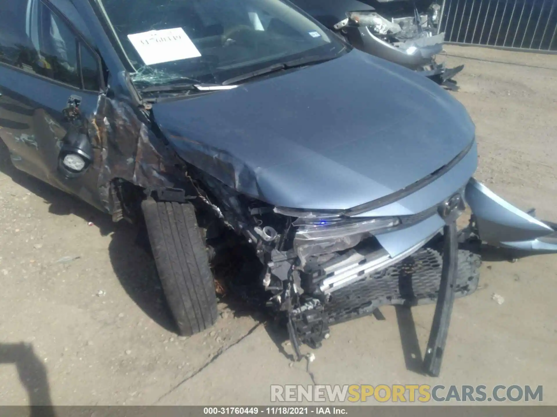 6 Photograph of a damaged car JTDEPRAE5LJ065117 TOYOTA COROLLA 2020