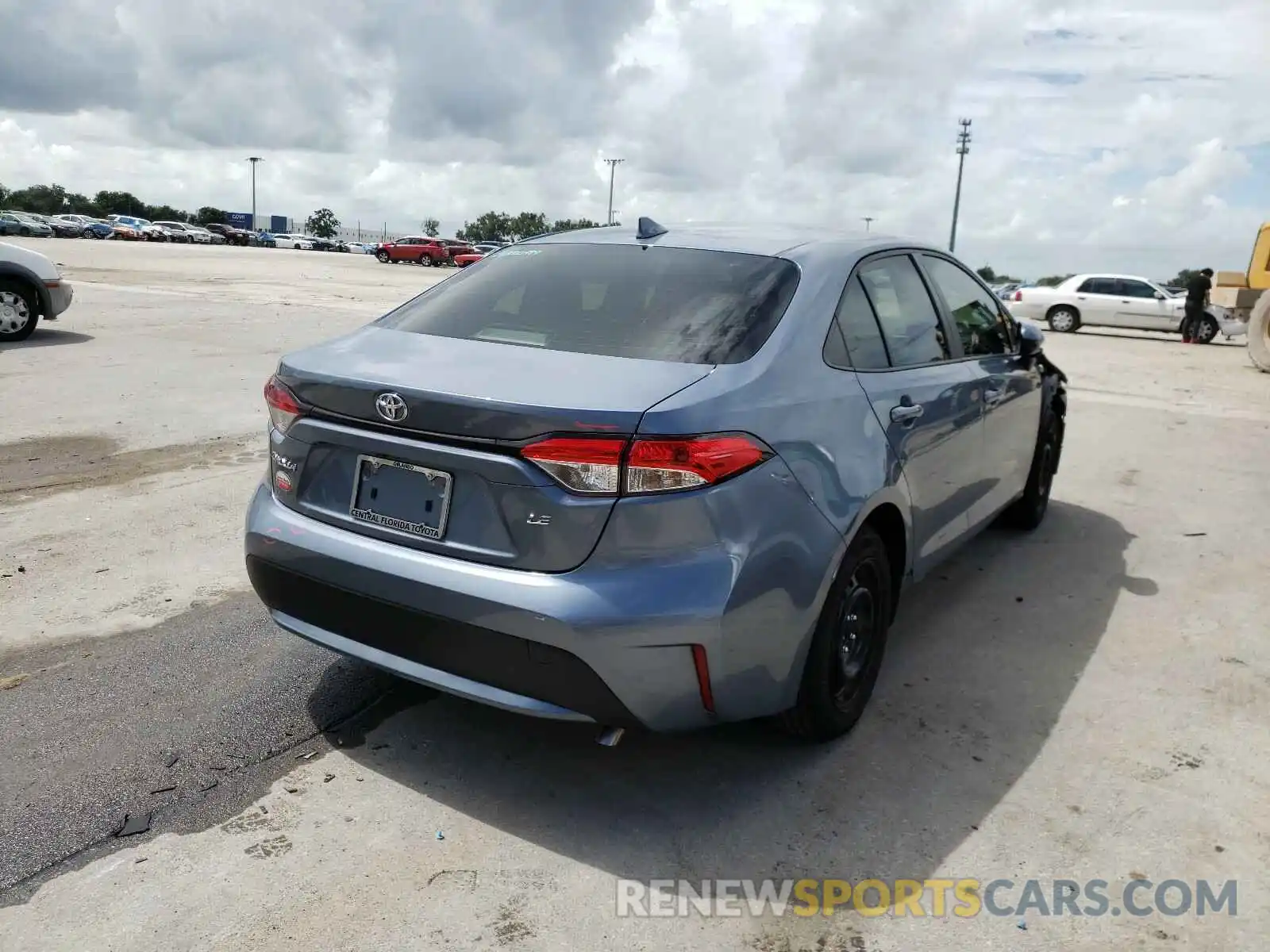 4 Photograph of a damaged car JTDEPRAE5LJ065537 TOYOTA COROLLA 2020